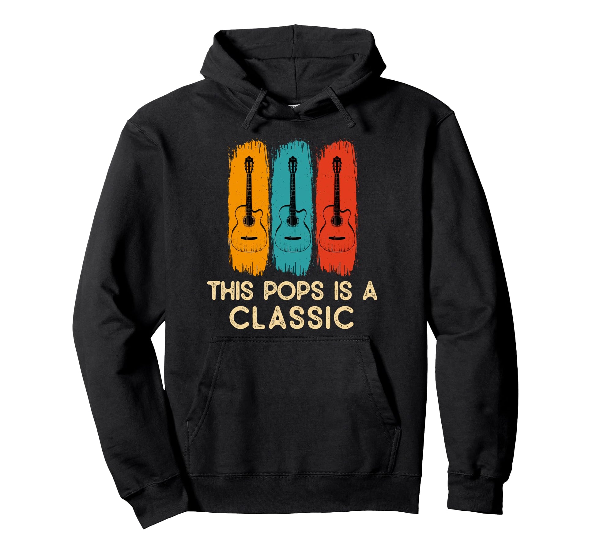 This Pops Is Guitar Fathers Day Hoodie - Trendy Graphic Men Women - T-Shirt, Sweatshirt, Hoodie