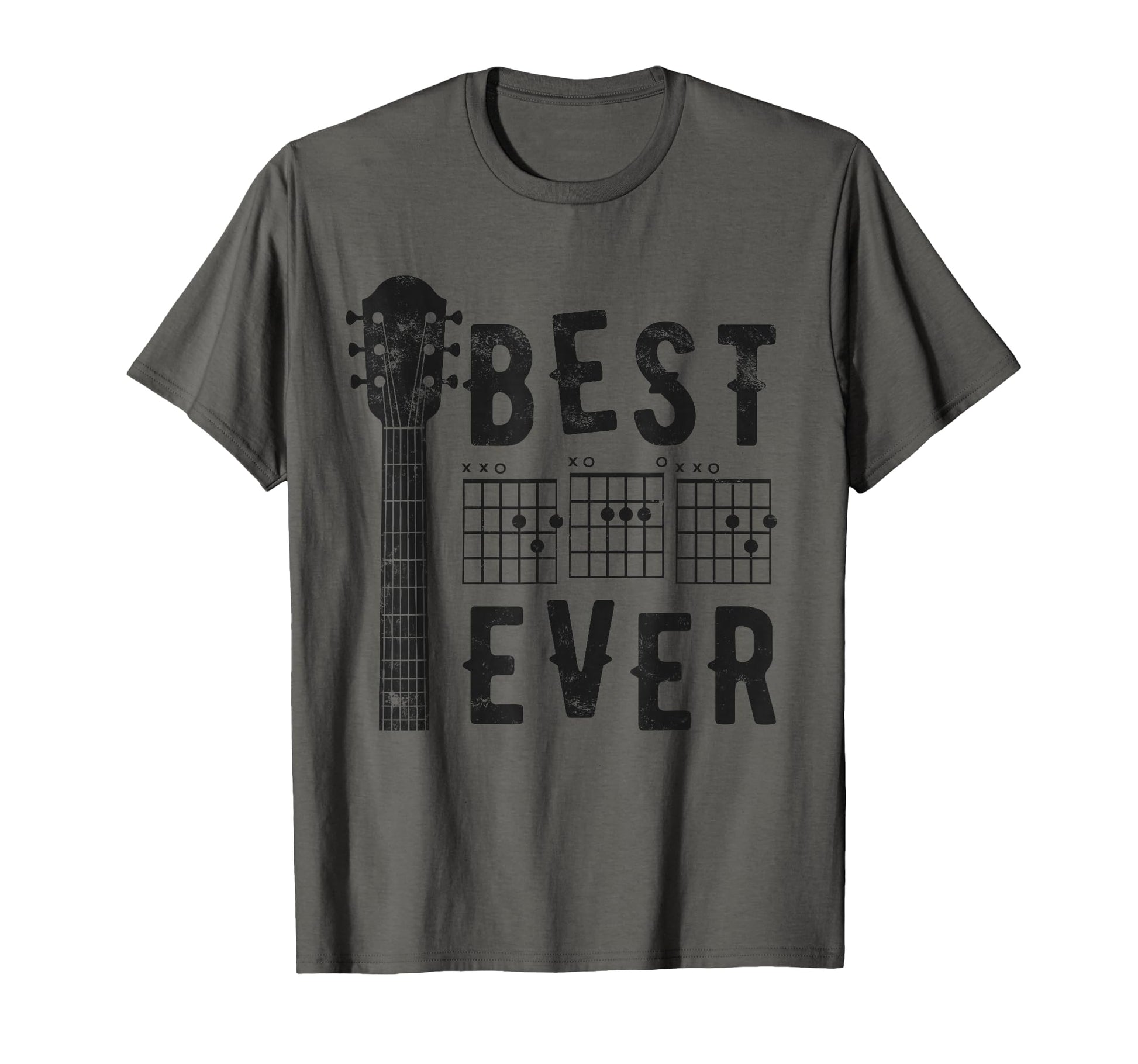 Best Dad Ever Guitar Chord Music T-Shirt - Fun Novelty Design for Adults - T-Shirt, Sweatshirt, Hoodie