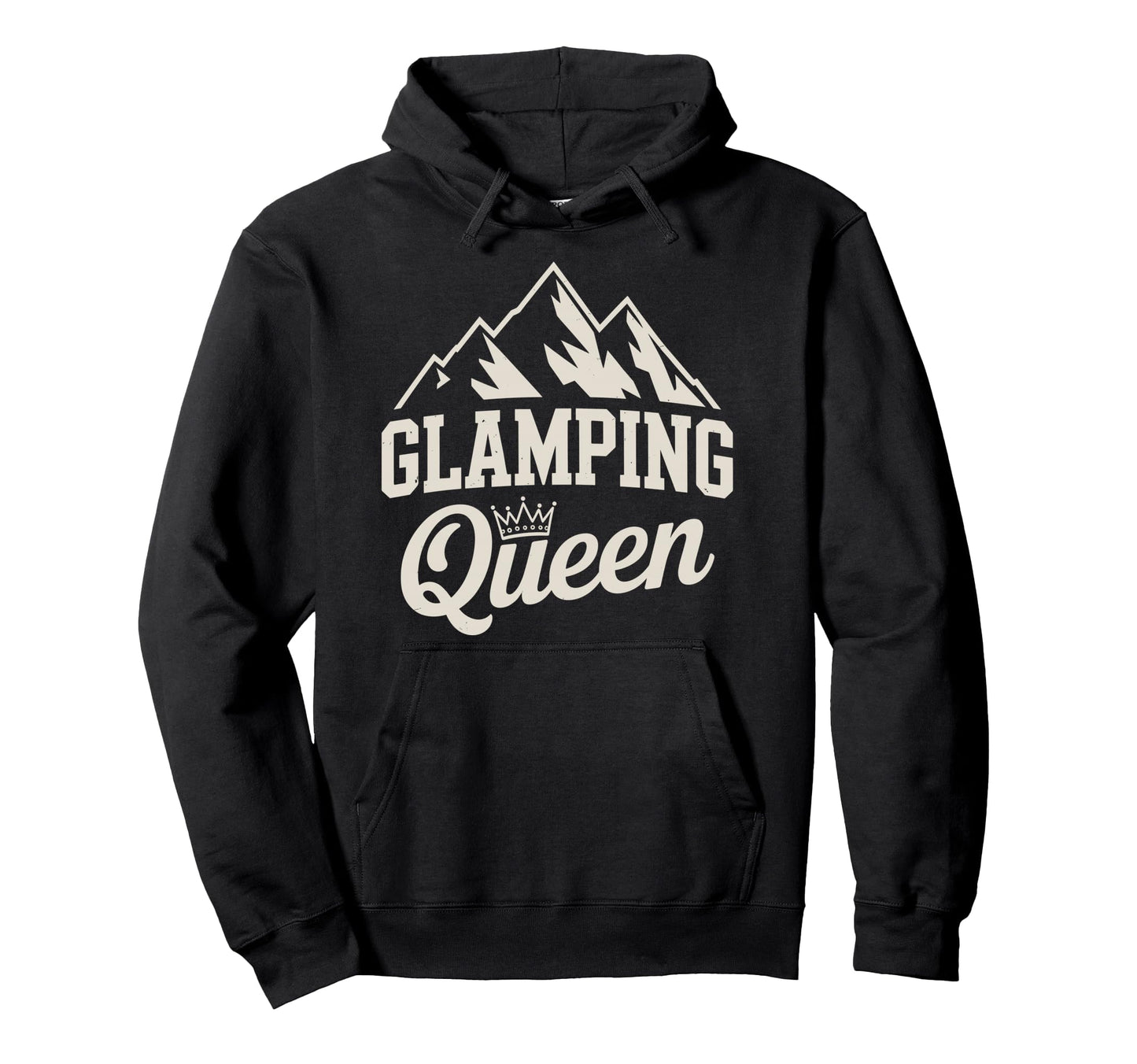 Funny Glamping Rv Camping Glamping Hoodie - Minimalist Print Men Women - T-Shirt, Sweatshirt, Hoodie