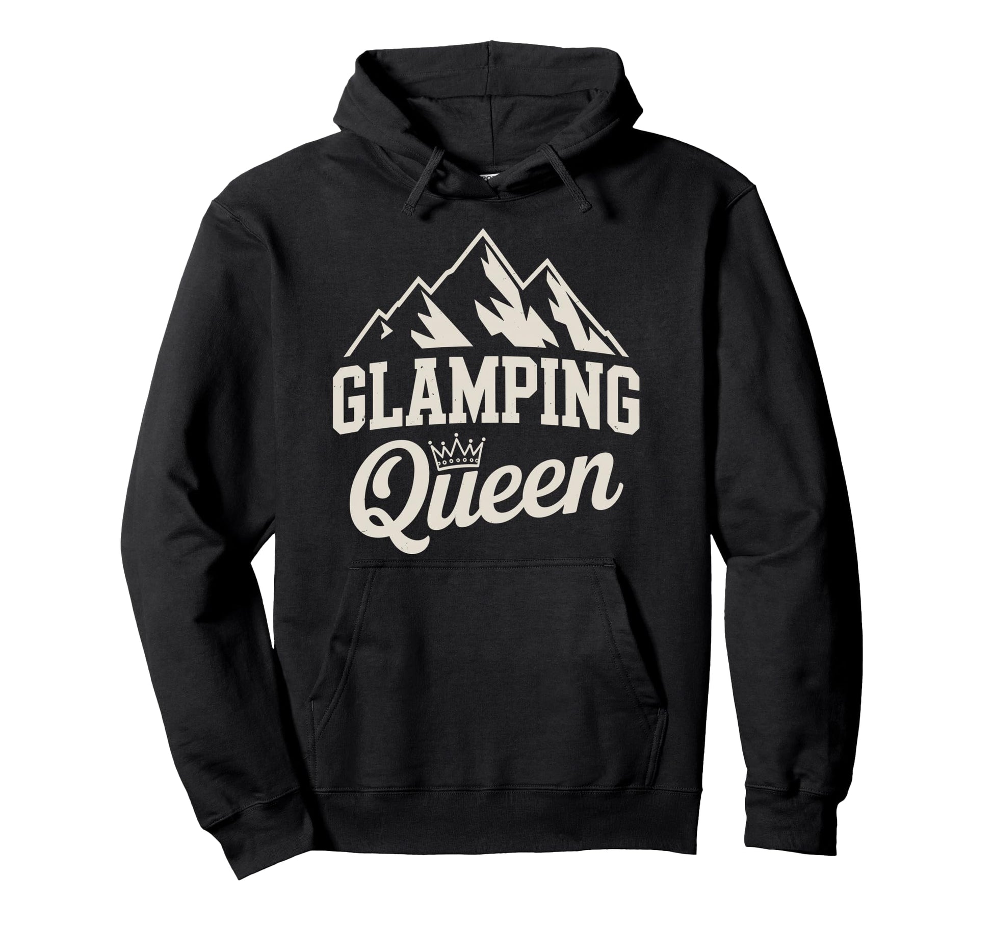Funny Glamping Rv Camping Glamping Hoodie - Minimalist Print Men Women - T-Shirt, Sweatshirt, Hoodie