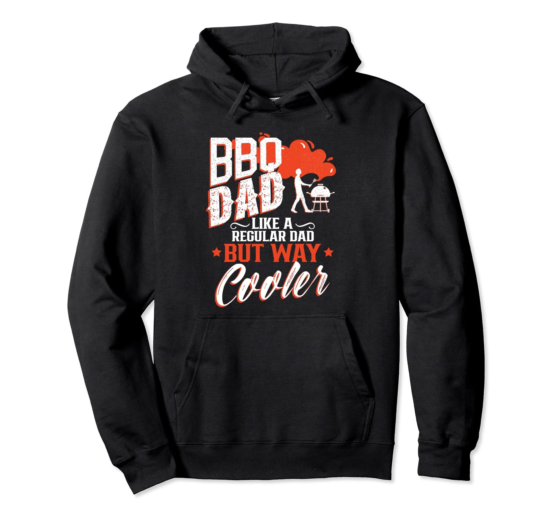 Bbq Dad Like Regular Dad But Way Cooler Hoodie - Aesthetic Graphic Unisex - T-Shirt, Sweatshirt, Hoodie