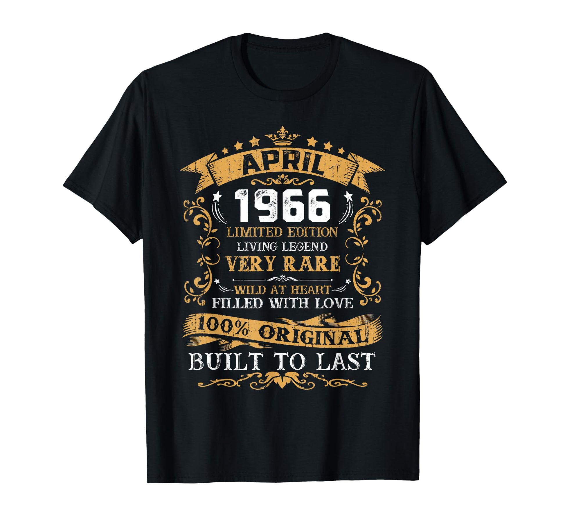 55Th Birthday April 1966 55 Years Old T-Shirt - Graphic Print Men Women - T-Shirt, Sweatshirt, Hoodie