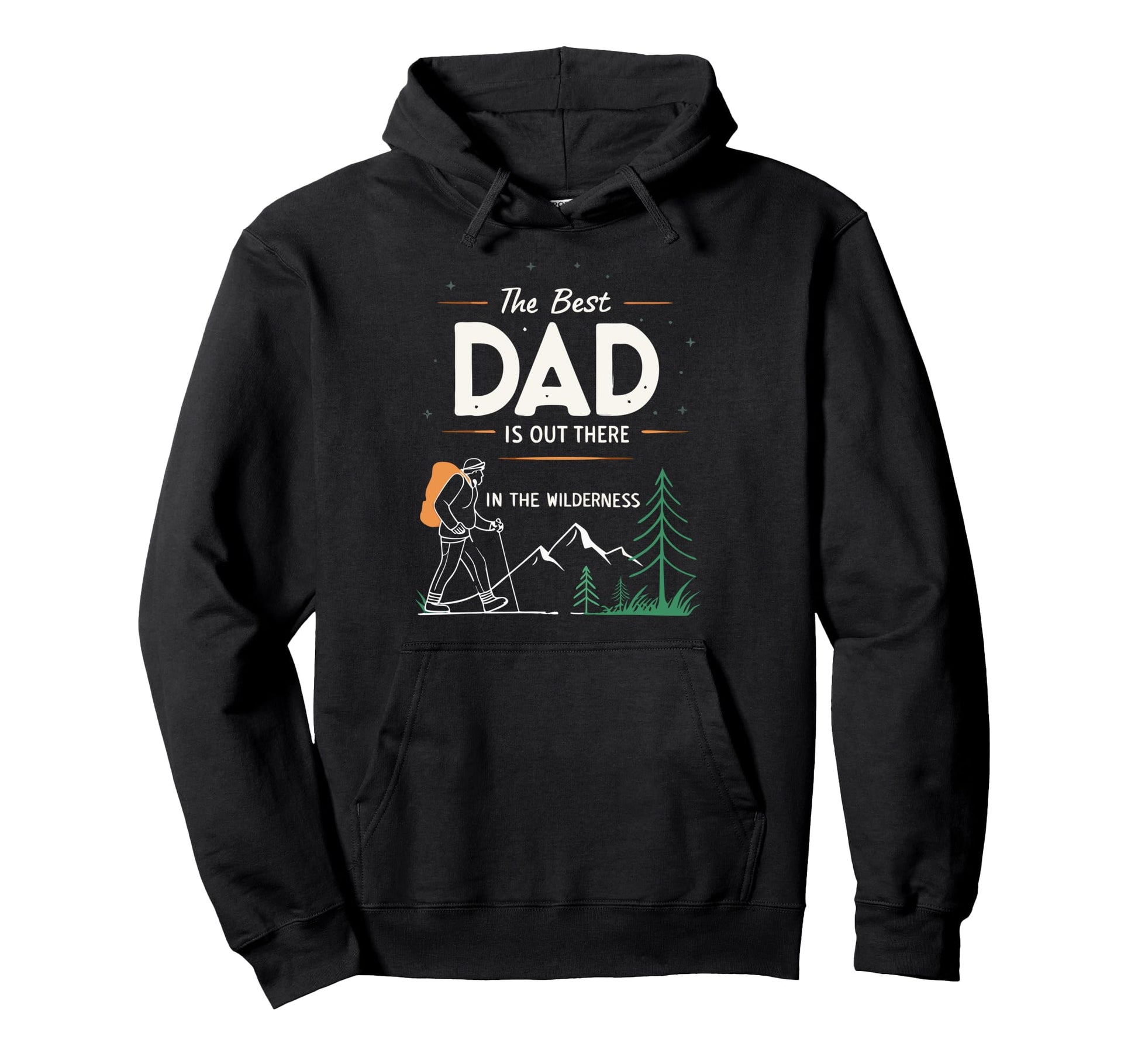 Best Dad Fathers Day Camping Hiking Hoodie - Novelty Apparel Men Women - T-Shirt, Sweatshirt, Hoodie