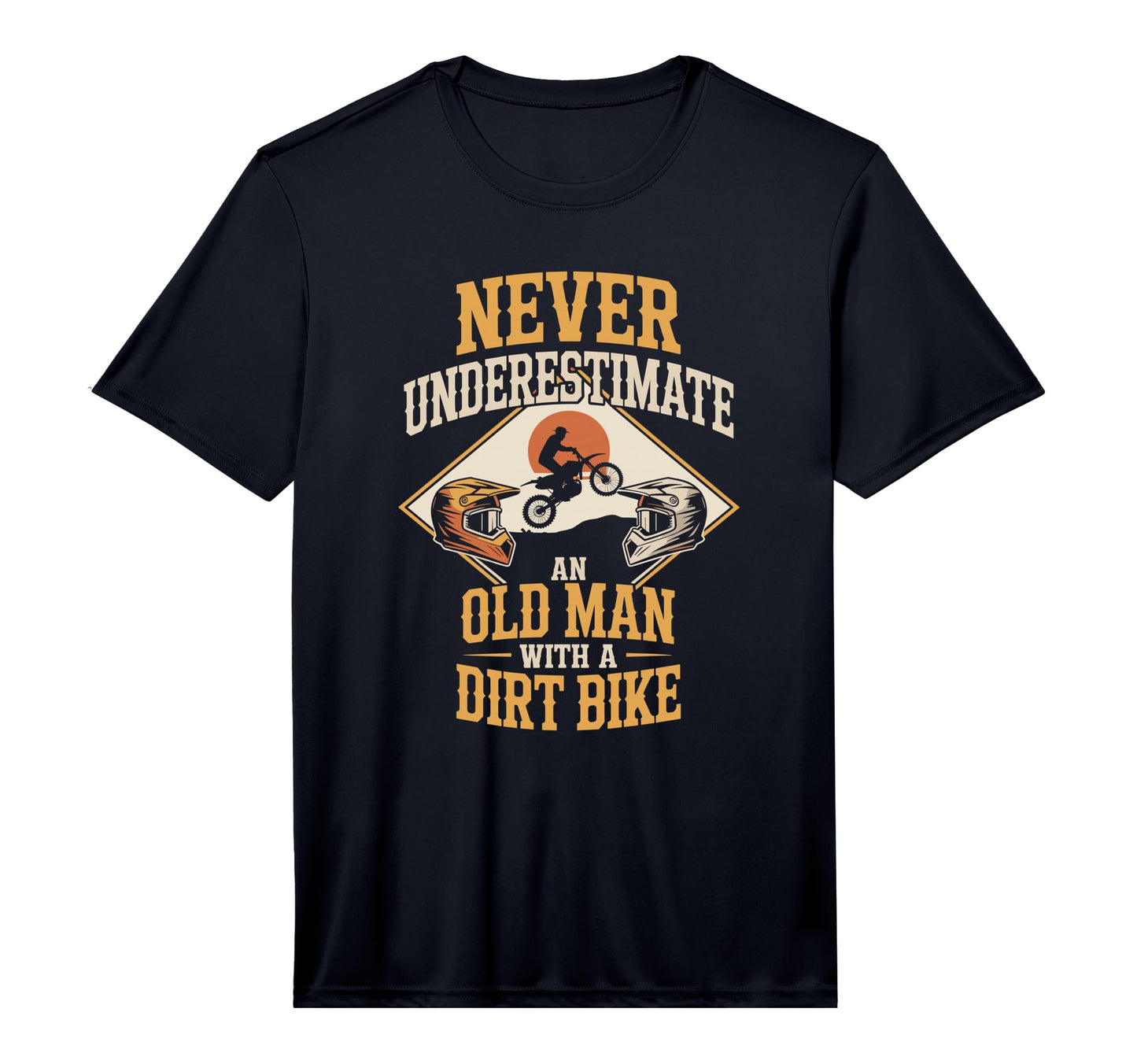 Mens Dirt Bike Grandpas Love Riding T-Shirt - Trendy Graphic Unisex - T-Shirt, Sweatshirt, Hoodie