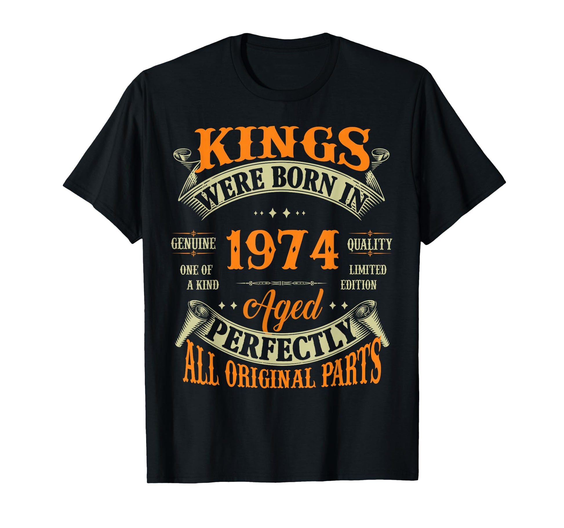 Kings Born 1974 51St Birthday 51 Years T-Shirt - Unique Graphic for Adults - T-Shirt, Sweatshirt, Hoodie