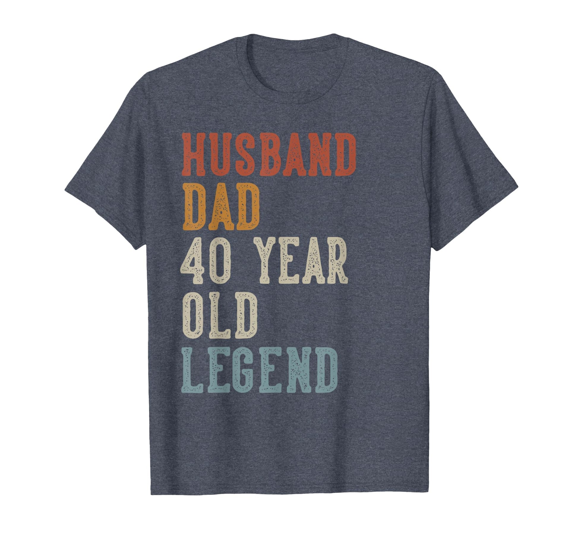 Husband Dad 40 Year Old Legend 40Th T-Shirt - Graphic Print for Adults - T-Shirt, Sweatshirt, Hoodie
