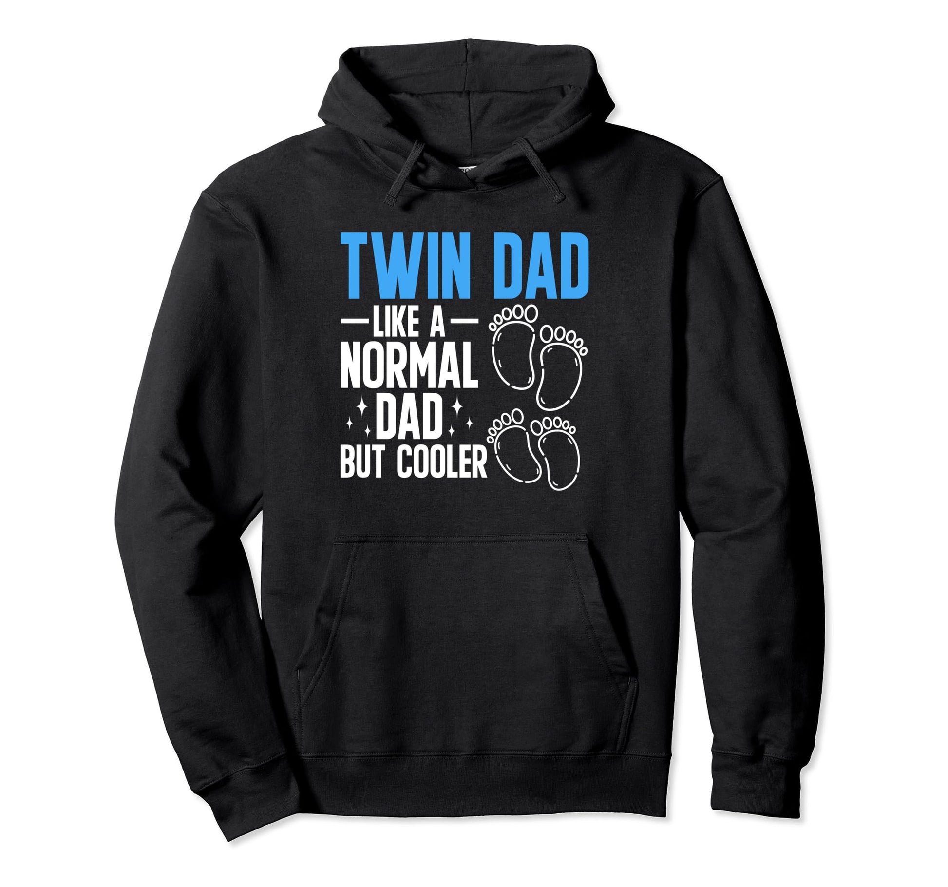 Dad Twins Father Two Twin Dad Hoodie - Custom Art Print Men Women - T-Shirt, Sweatshirt, Hoodie