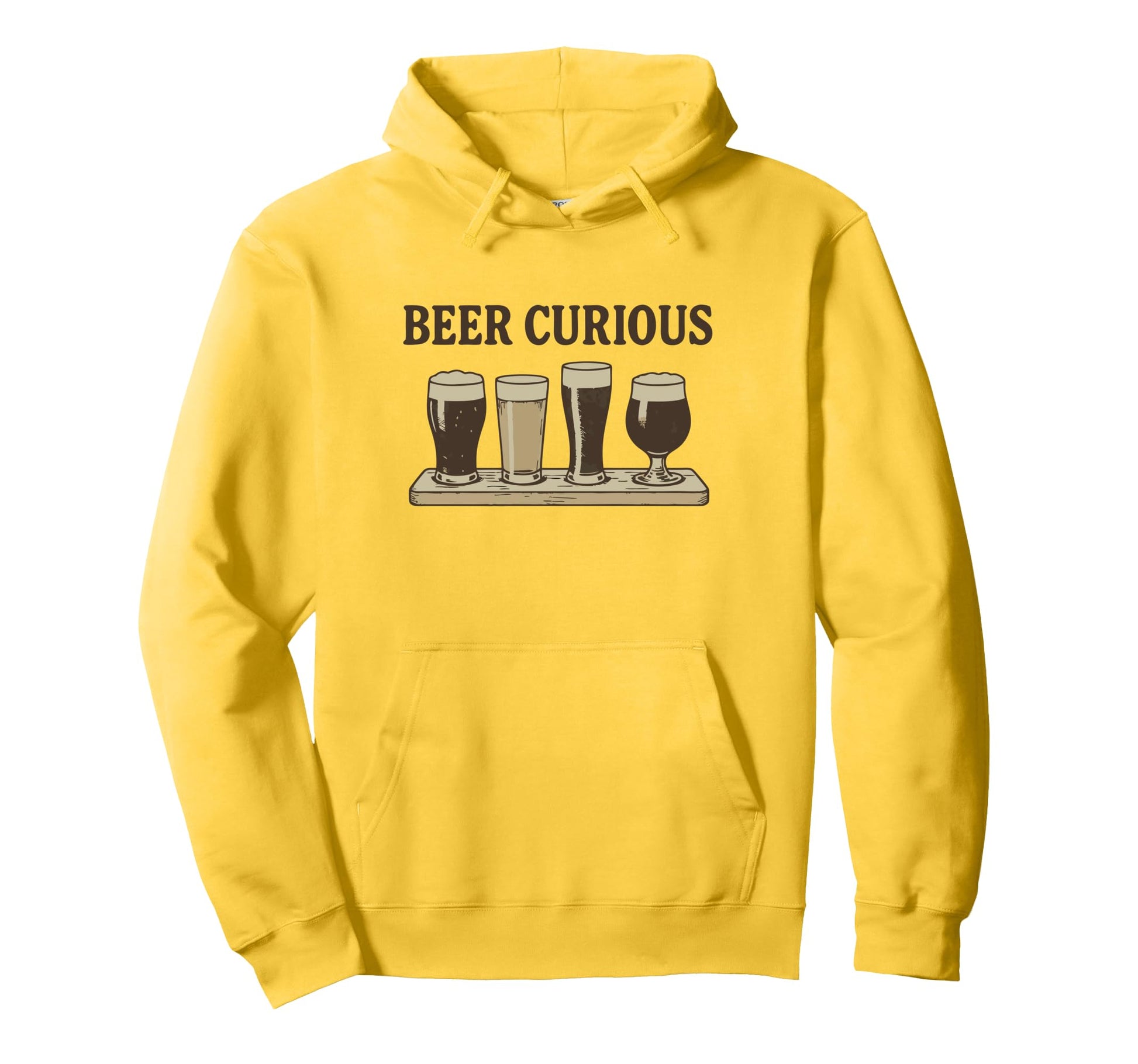 Beer Curious Hoppy Flirty And Punny Hoodie - Novelty Apparel Unisex - T-Shirt, Sweatshirt, Hoodie
