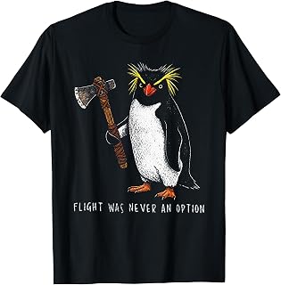 Flight was Never an Option Rockhopper Penguin Knife Meme T-Shirt Unisex T-shirt, Sweatshirt, Hoodie, Long Sleeve Tee - T-Shirt, Sweatshirt, Hoodie