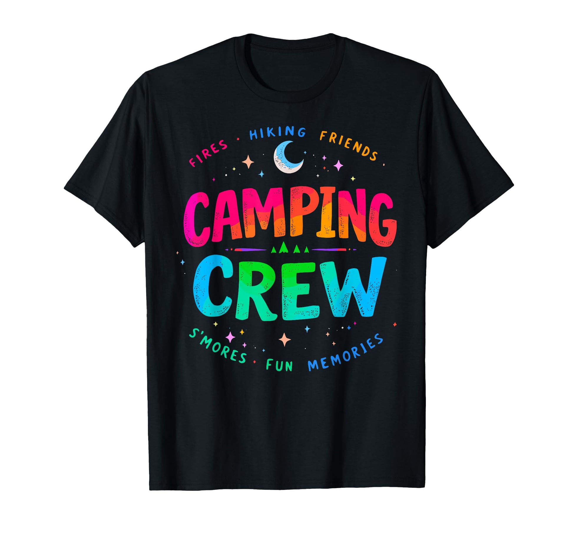 Camping Crew Group Matching Funny T-Shirt - Custom Art Print for Adults - T-Shirt, Sweatshirt, Hoodie