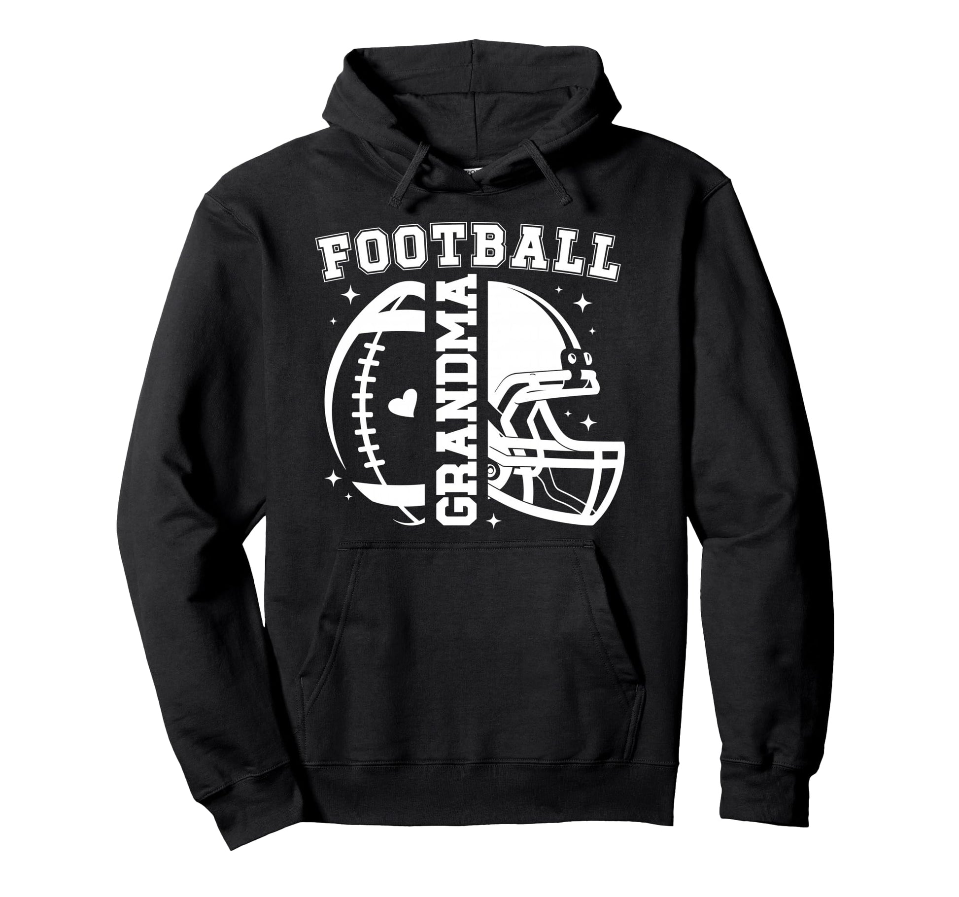 Football Grandma Football Player Hoodie - Casual Everyday Wear for Adults - T-Shirt, Sweatshirt, Hoodie