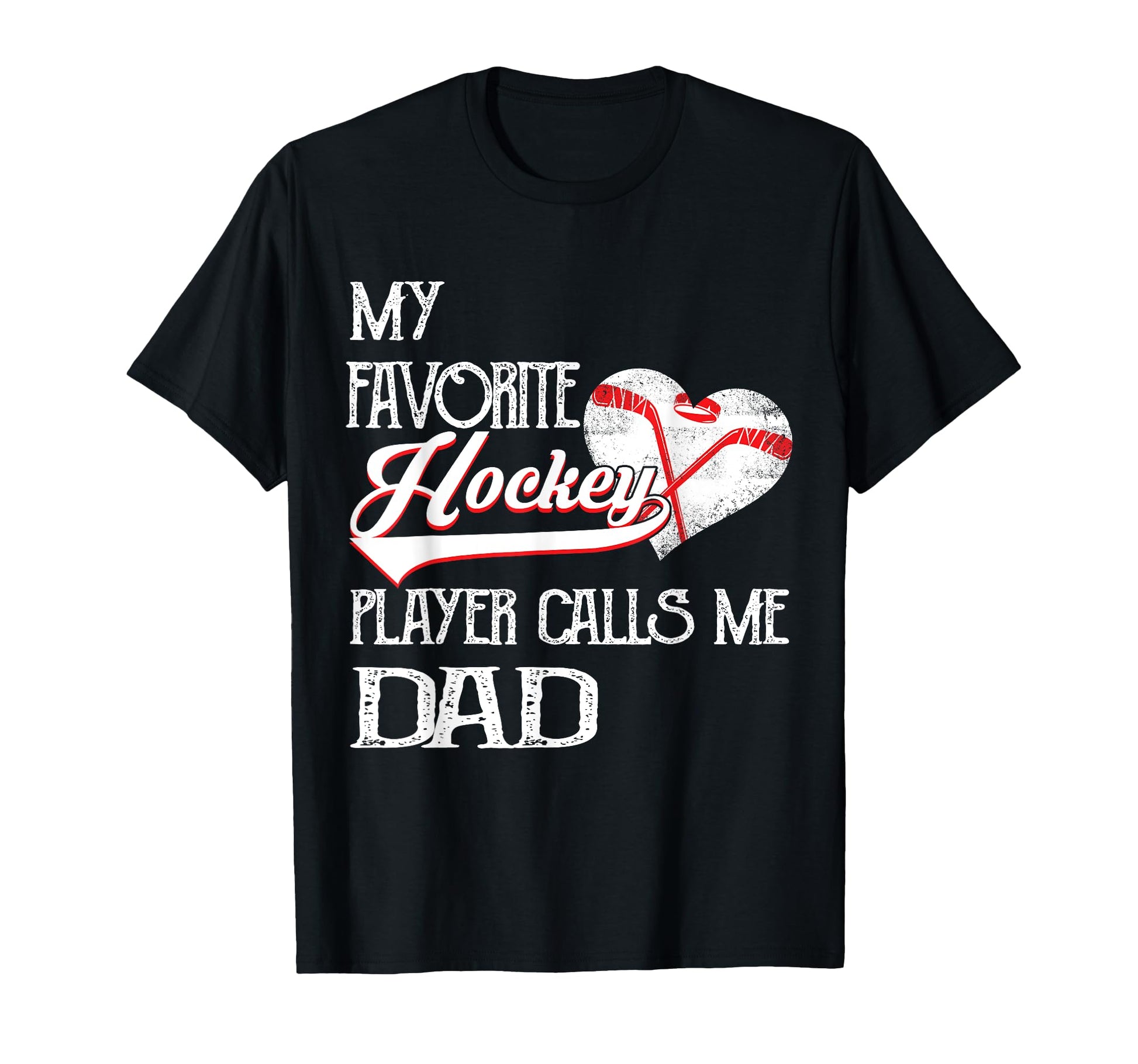 Heart Love Favorite Hockey Player T-Shirt - Novelty Apparel for Adults - T-Shirt, Sweatshirt, Hoodie
