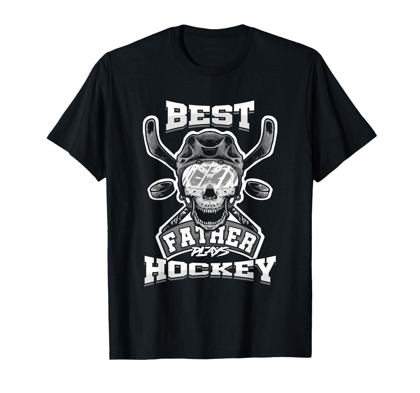 Hockey Coach Best Dad Player T-Shirt - Fun Novelty Design for Adults - T-Shirt, Sweatshirt, Hoodie
