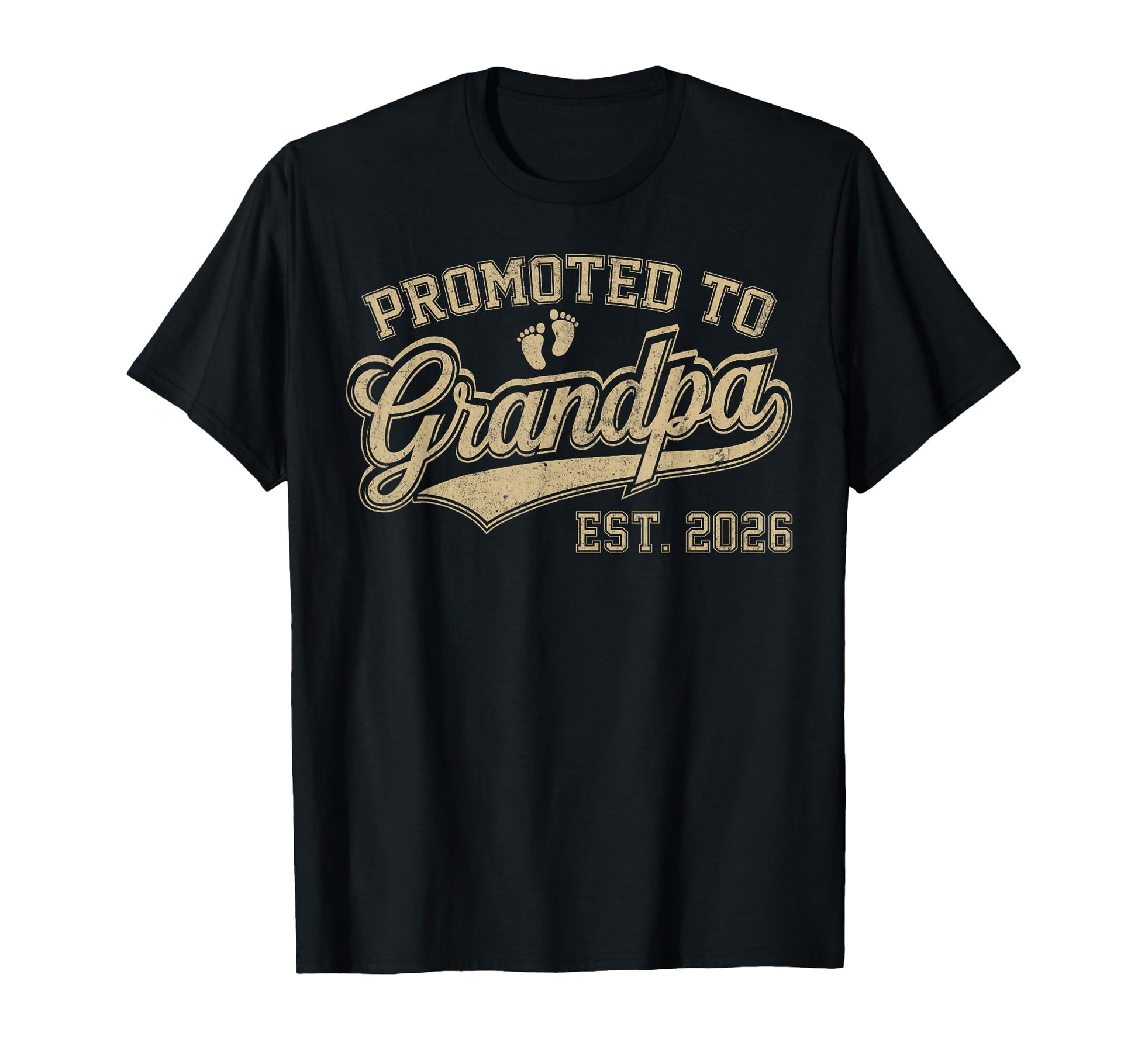 Mens Promoted To Grandpa Est 2026 T-Shirt - Novelty Apparel for Adults - T-Shirt, Sweatshirt, Hoodie