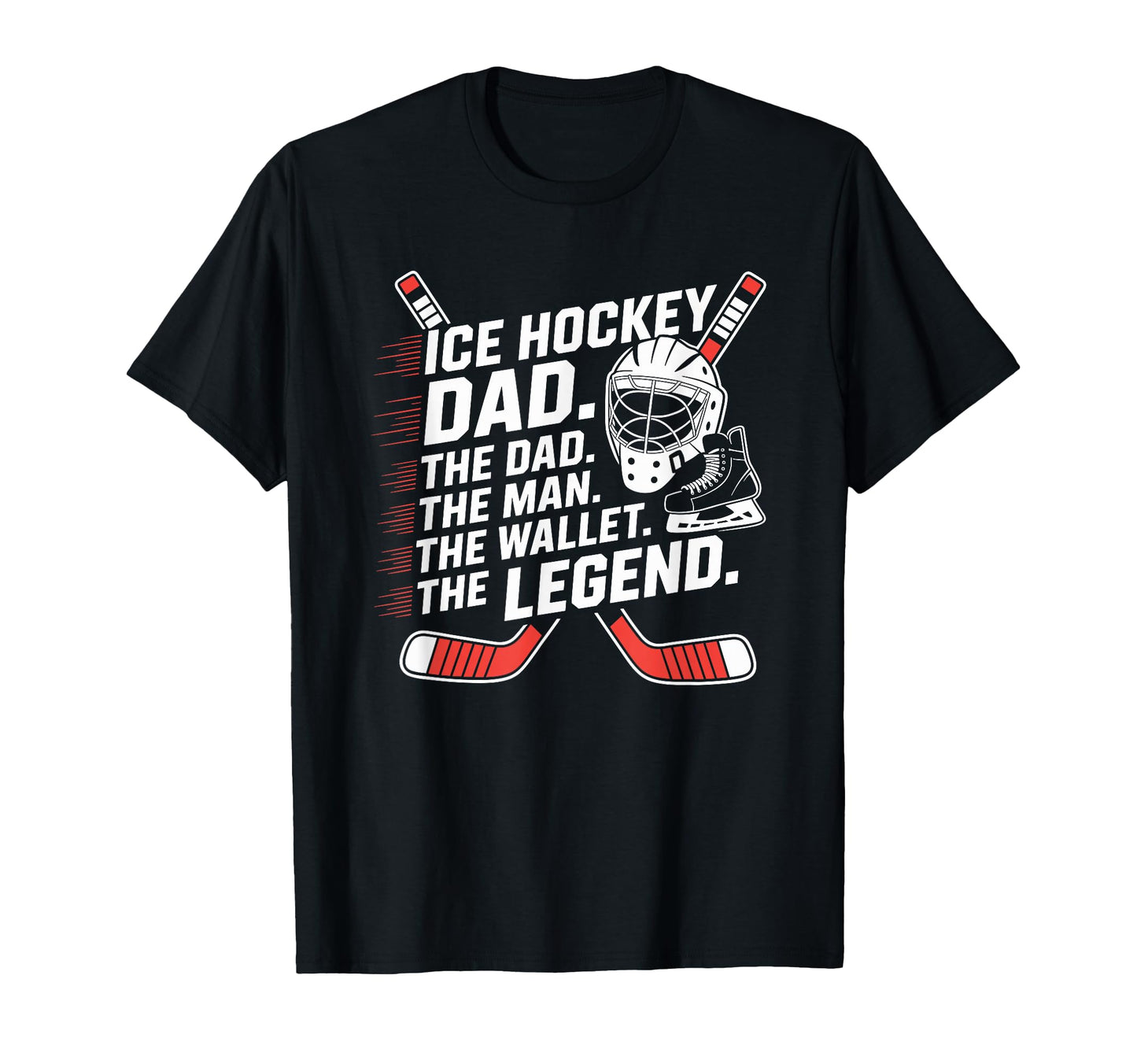 Hockey Father Ice Hockey Dad Wallet T-Shirt - Streetwear Style Men Women - T-Shirt, Sweatshirt, Hoodie