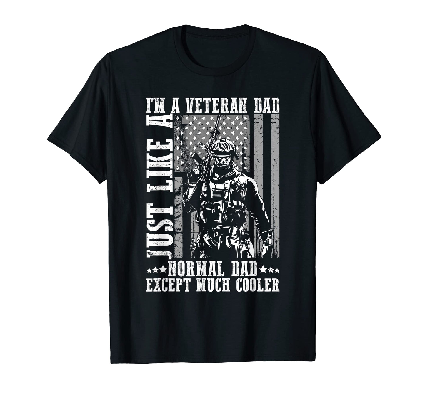 Mens Veteran Dad Best Dad Patriot Usa T-Shirt - Fun Novelty Design Unisex - T-Shirt, Sweatshirt, Hoodie