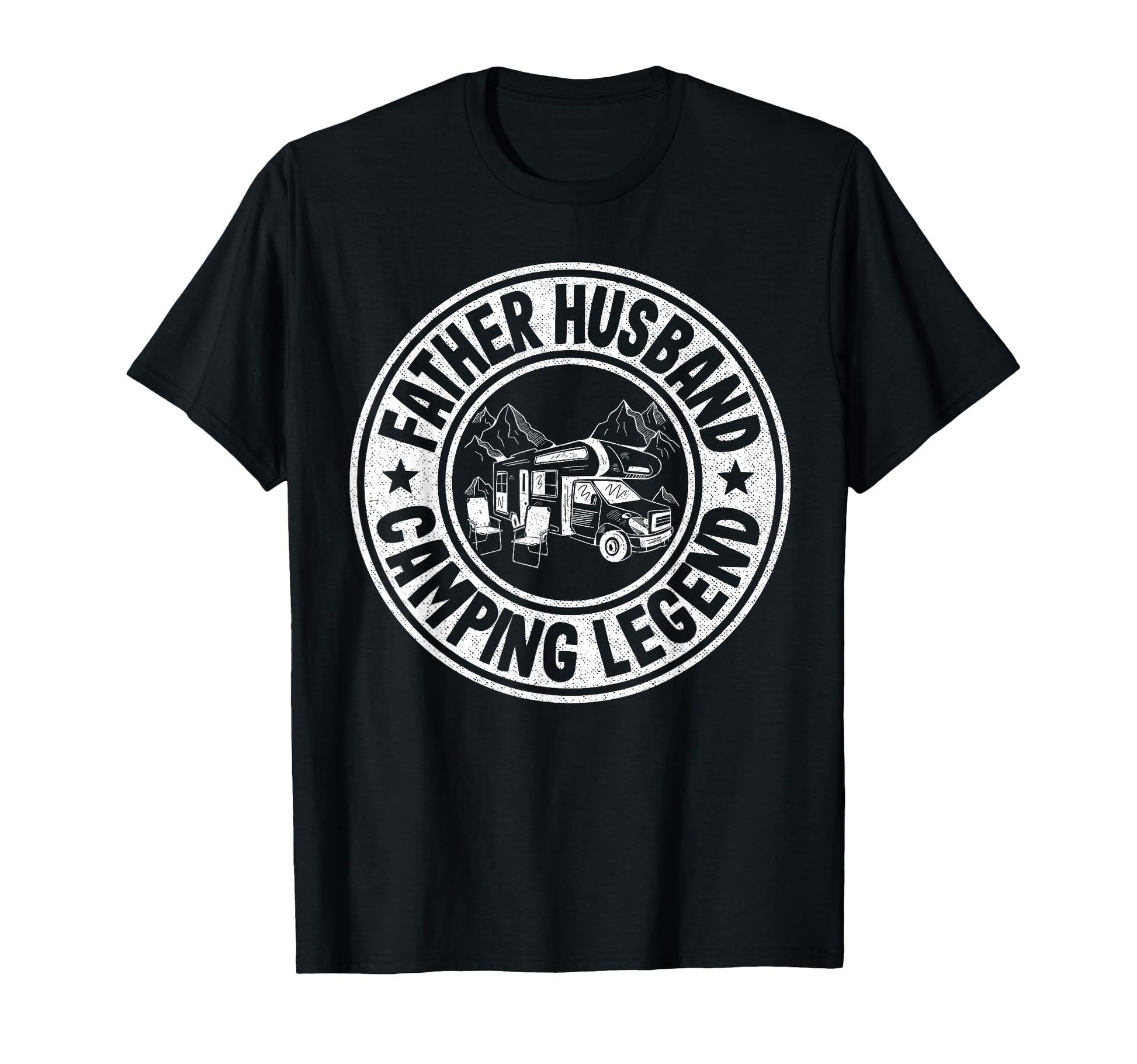 Father Husband Camping Legend Rv Camper T-Shirt - Trendy Graphic Men Women - T-Shirt, Sweatshirt, Hoodie