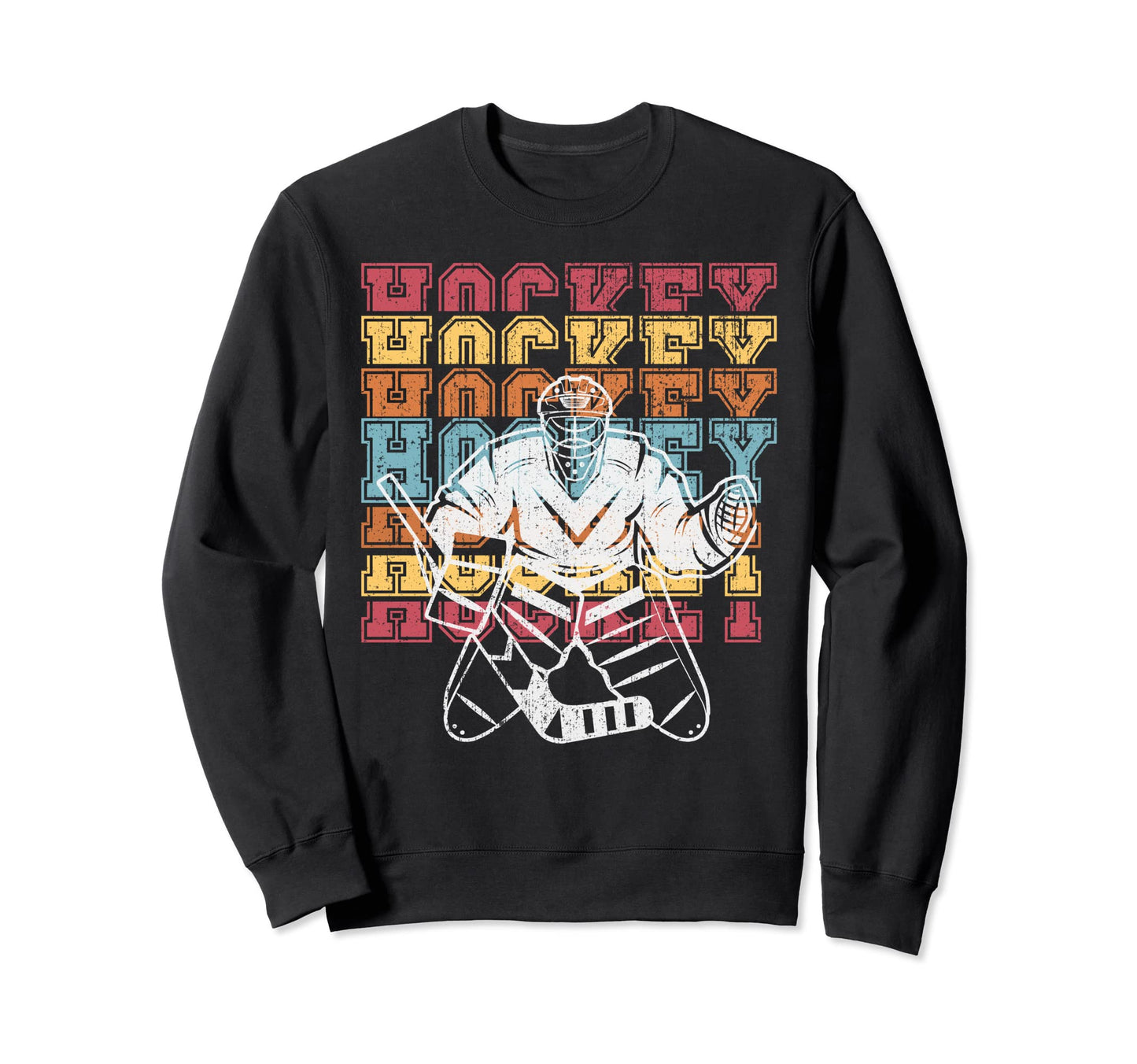 Hockey Goalie Ice Hockey Sweatshirt - Casual Everyday Wear Men Women - T-Shirt, Sweatshirt, Hoodie