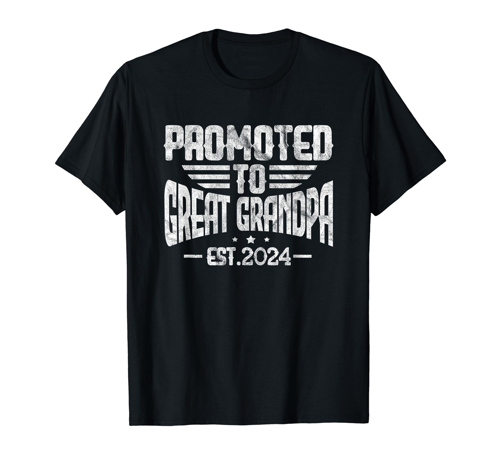 Promoted To Great Grandpa 2024 Pregnancy T-Shirt - Graphic Print Unisex - T-Shirt, Sweatshirt, Hoodie