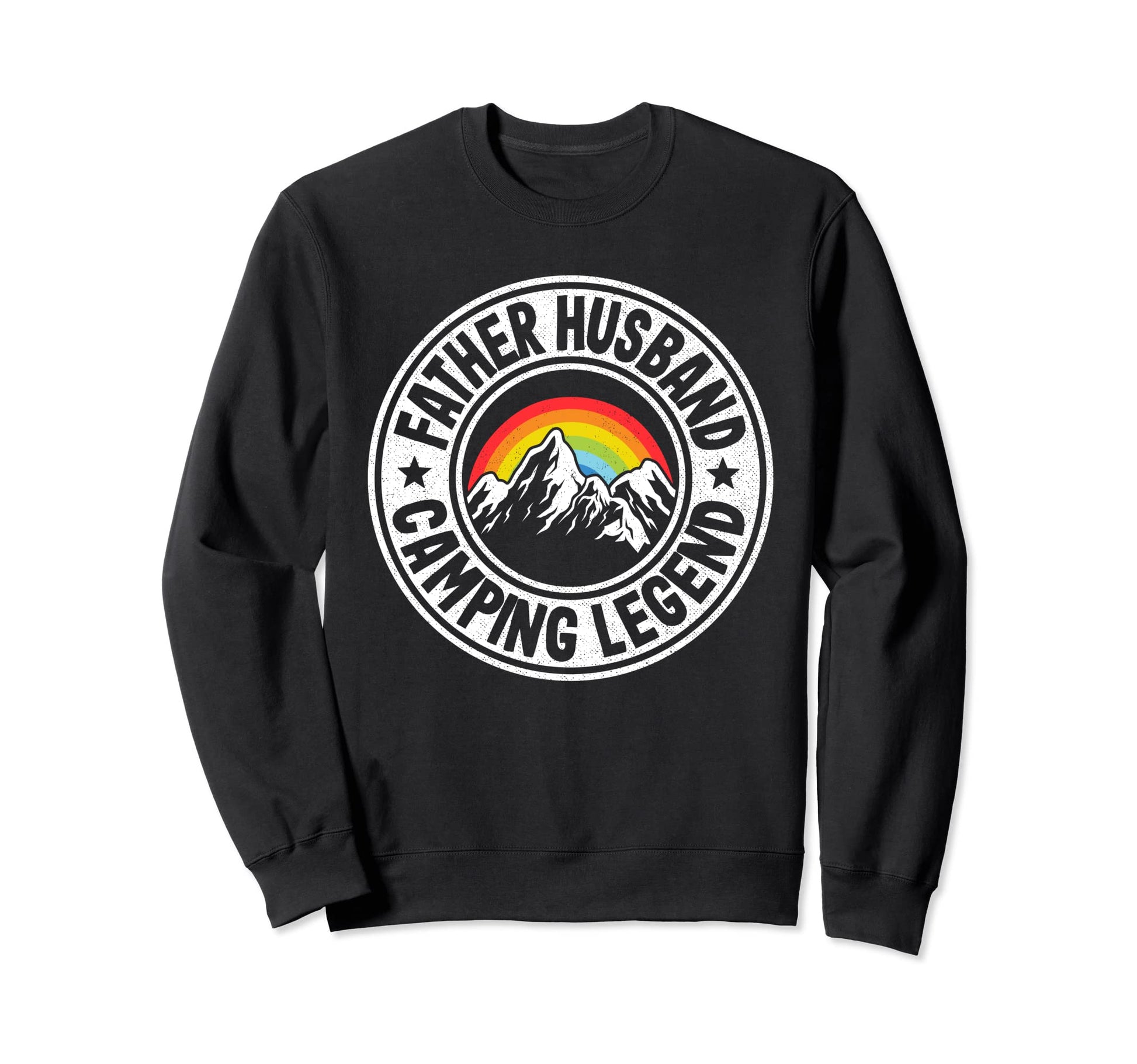 Father Husband Camping Legend Rv Sweatshirt - Casual Everyday Wear Unisex - T-Shirt, Sweatshirt, Hoodie