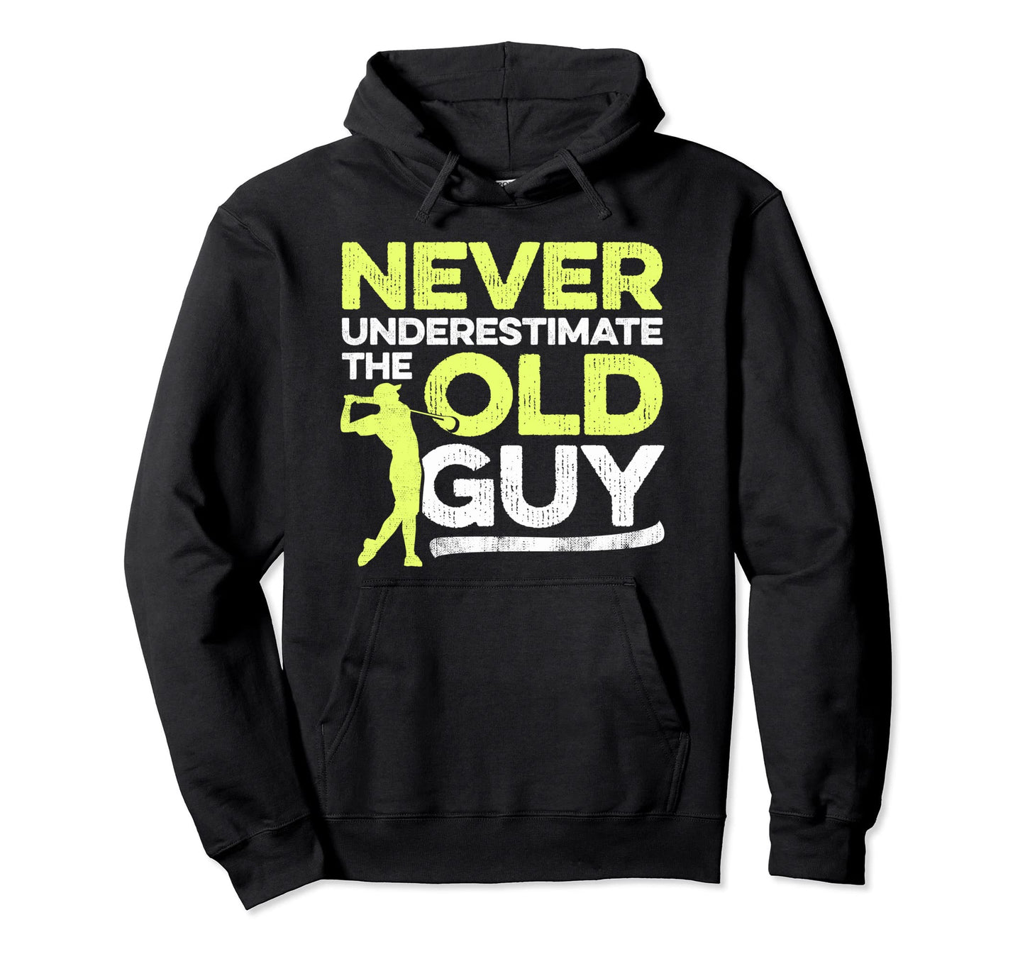 Golfer Grandpa Funny Golf Dad Hoodie - Minimalist Print Unisex - T-Shirt, Sweatshirt, Hoodie