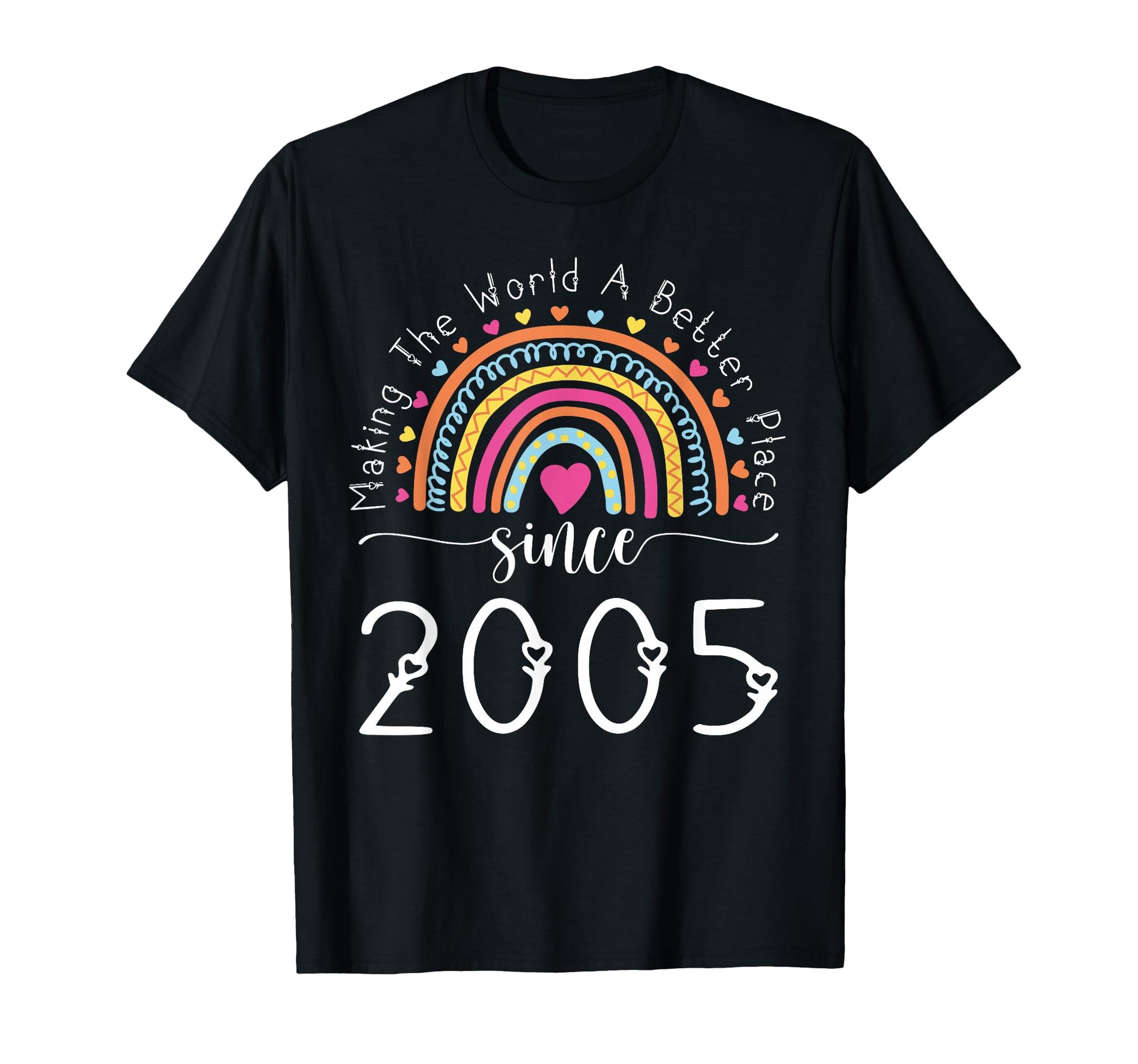21St Birthday Born Making World T-Shirt - Minimalist Print Men Women - T-Shirt, Sweatshirt, Hoodie