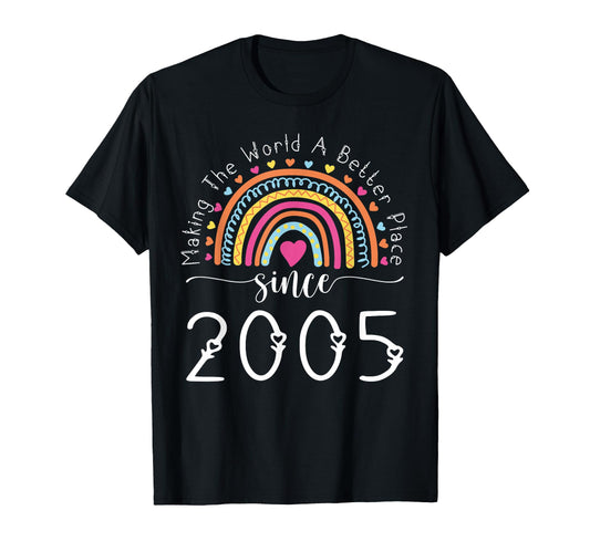 21St Birthday Born Making World T-Shirt - Minimalist Print Men Women - T-Shirt, Sweatshirt, Hoodie