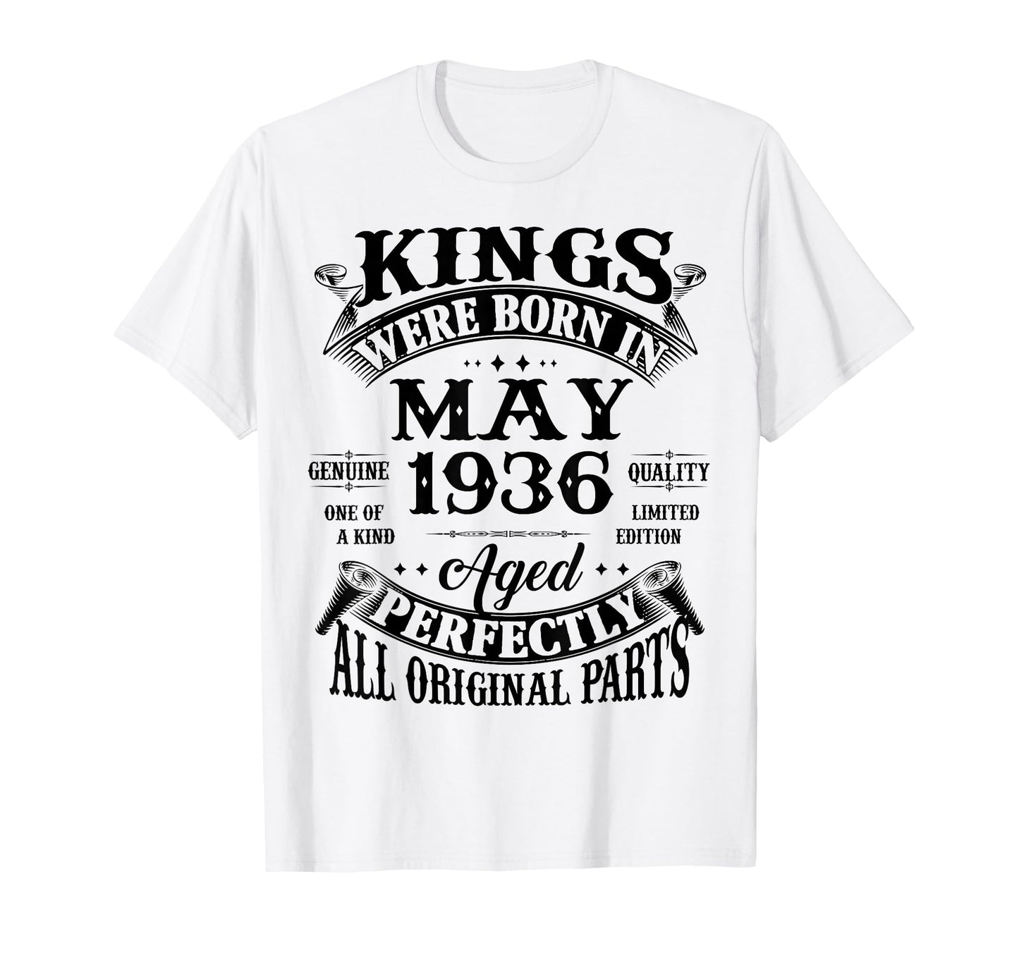 90Th Birthday Gift Kings Born May T-Shirt - Aesthetic Graphic for Adults - T-Shirt, Sweatshirt, Hoodie