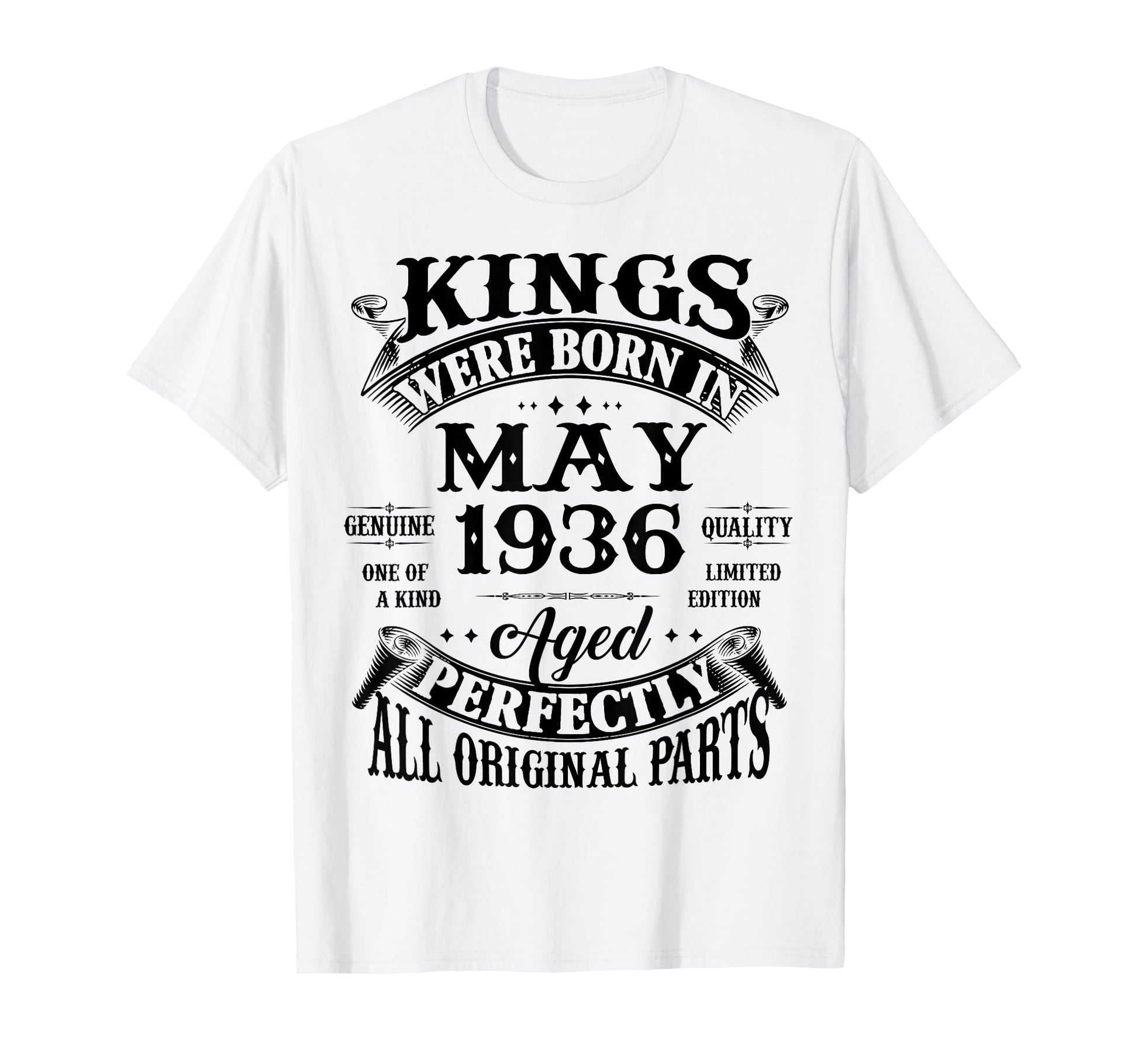 90Th Birthday Gift Kings Born May T-Shirt - Aesthetic Graphic for Adults - T-Shirt, Sweatshirt, Hoodie