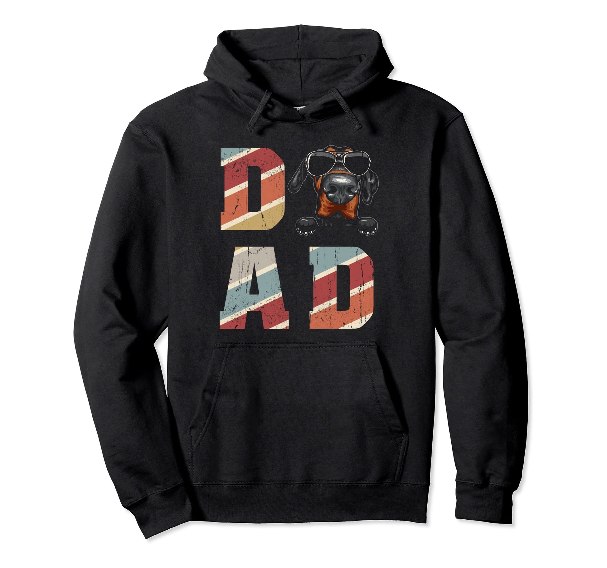 Doberman Pinscher Dad Dog Dad Hoodie - Trendy Graphic Unisex - T-Shirt, Sweatshirt, Hoodie