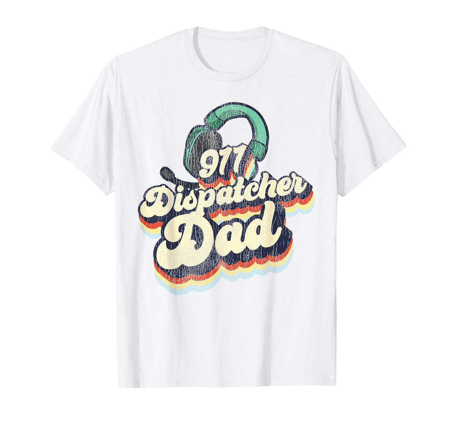 911 Dispatcher Thin Gold Yellow T-Shirt - Casual Everyday Wear Men Women - T-Shirt, Sweatshirt, Hoodie