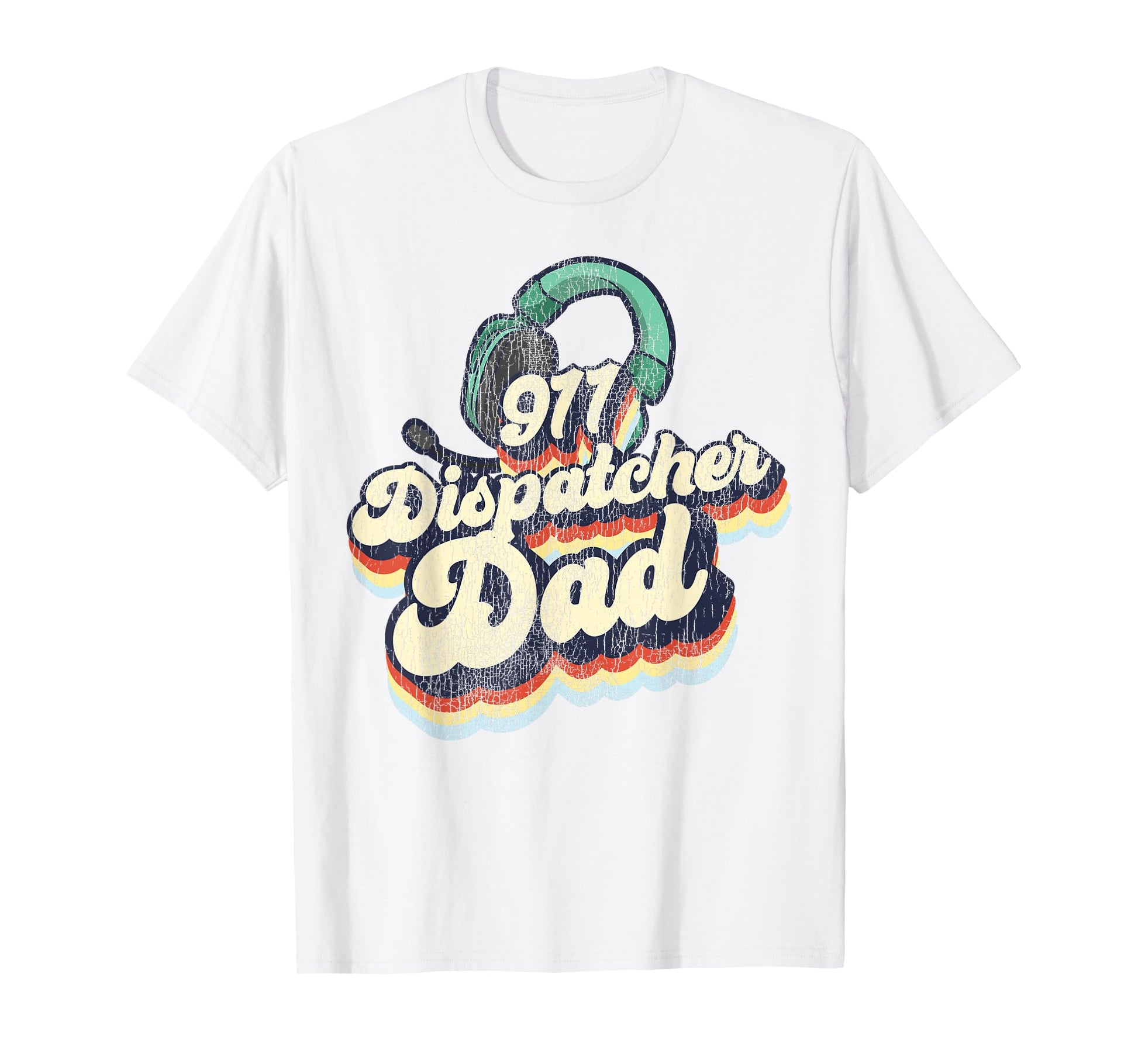 911 Dispatcher Thin Gold Yellow T-Shirt - Casual Everyday Wear Men Women - T-Shirt, Sweatshirt, Hoodie
