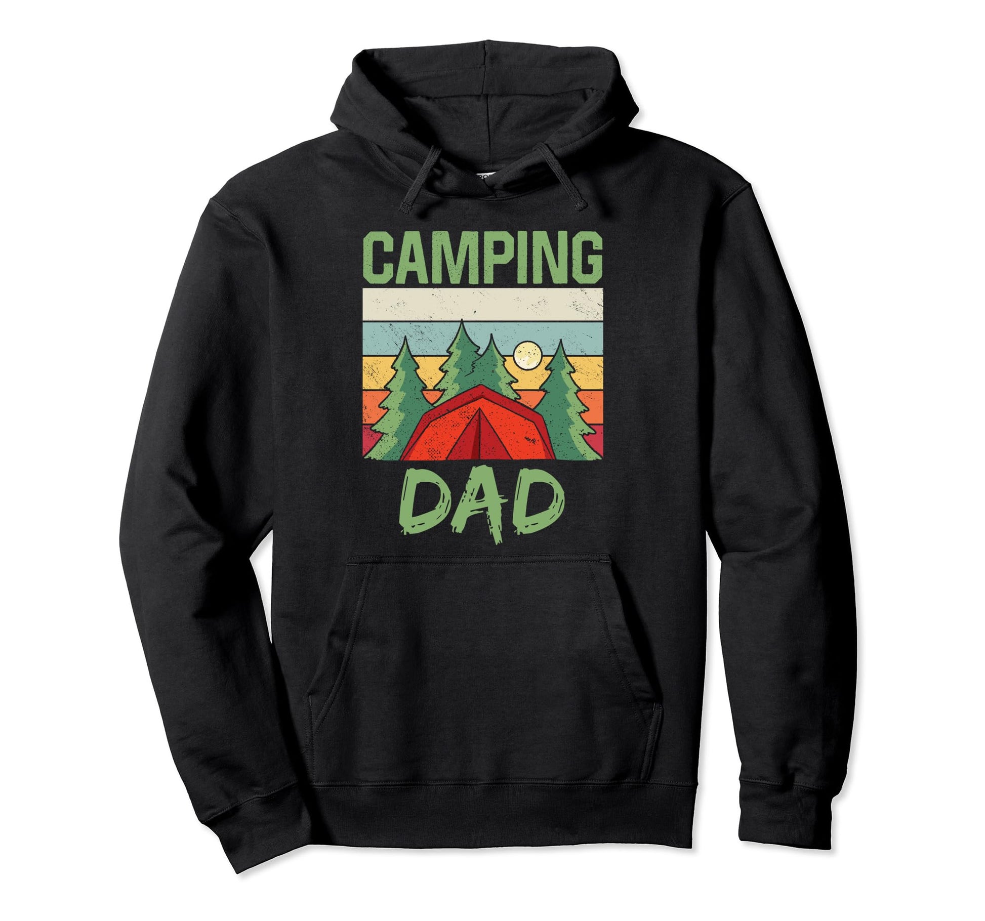 Camping Dad Camp Camper Campsite Hoodie - Streetwear Style for Adults - T-Shirt, Sweatshirt, Hoodie
