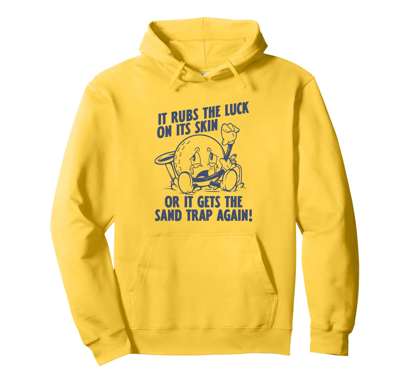 Rubs Luck Golf Lover Funny Dad Lucky Hoodie - Aesthetic Graphic for Adults - T-Shirt, Sweatshirt, Hoodie