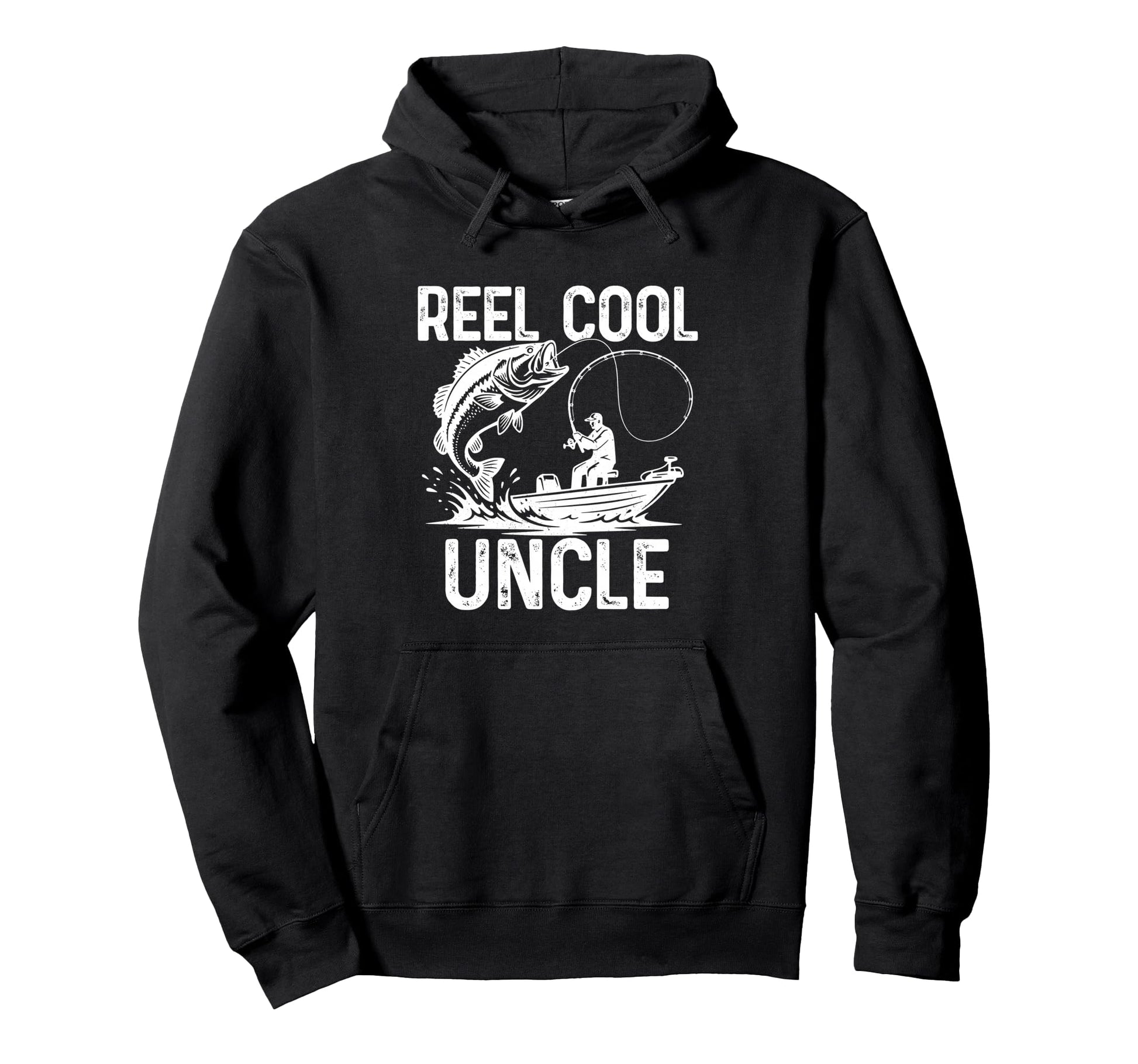 Reel Uncle Fishing Gifts Fathers Day Hoodie - Streetwear Style Unisex - T-Shirt, Sweatshirt, Hoodie