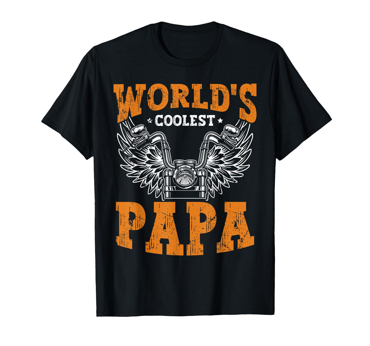 Mens Worlds Coolest Papa Best Dad World T-Shirt - Graphic Print Men Women - T-Shirt, Sweatshirt, Hoodie