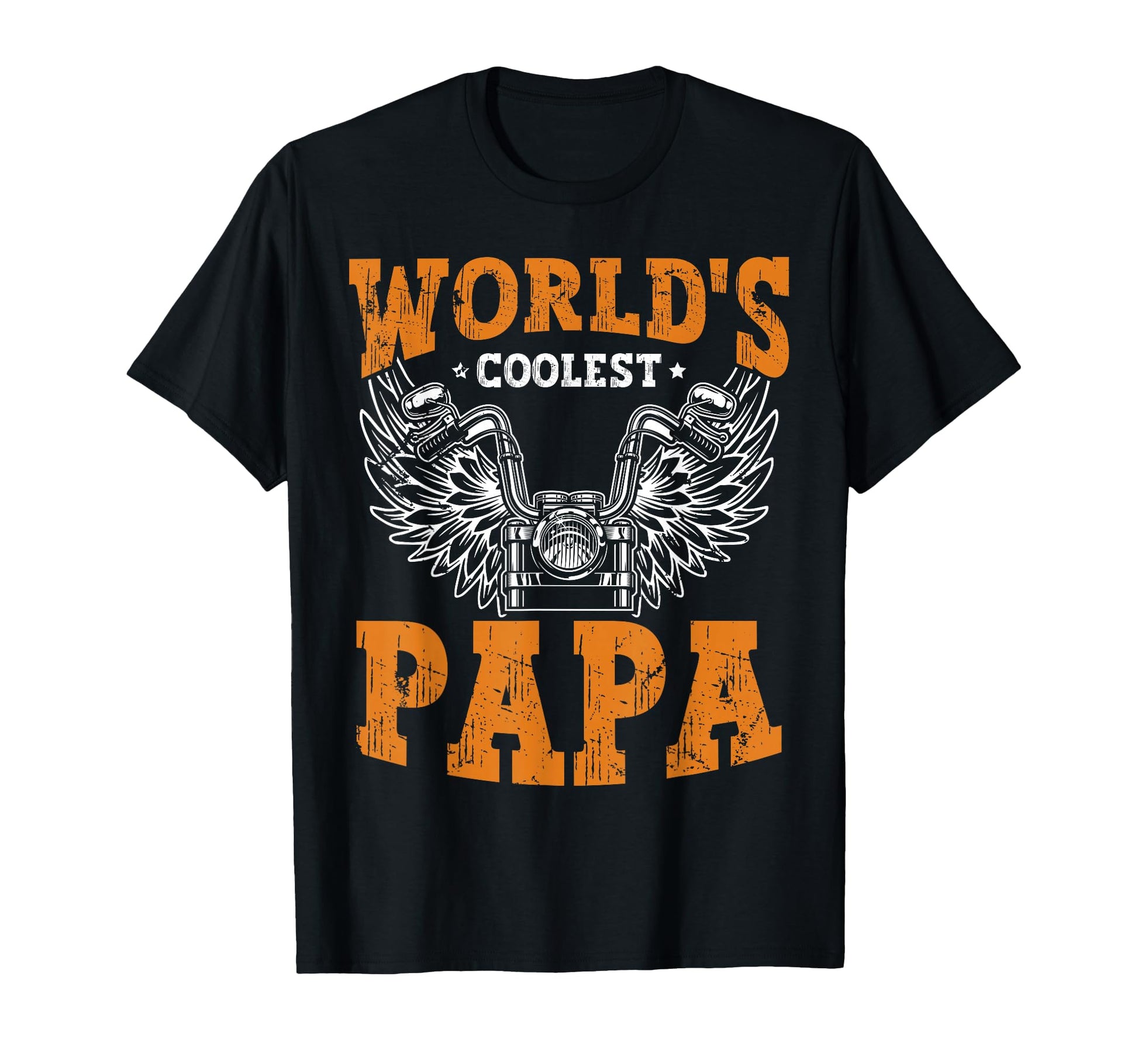 Mens Worlds Coolest Papa Best Dad World T-Shirt - Graphic Print Men Women - T-Shirt, Sweatshirt, Hoodie