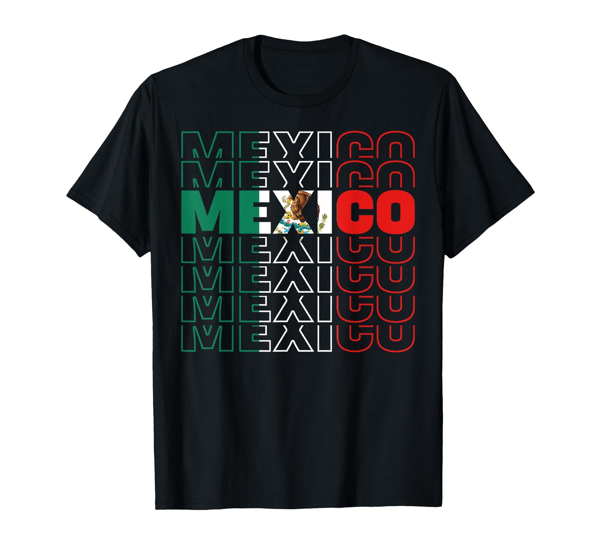 Hispanic Heritage Mexico Flag Proud T-Shirt - Aesthetic Graphic for Adults - T-Shirt, Sweatshirt, Hoodie