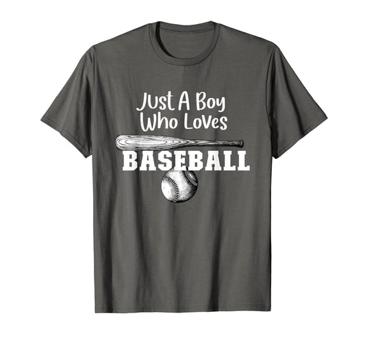 American Sport Just Who Loves Baseball T-Shirt - Graphic Print for Adults - T-Shirt, Sweatshirt, Hoodie