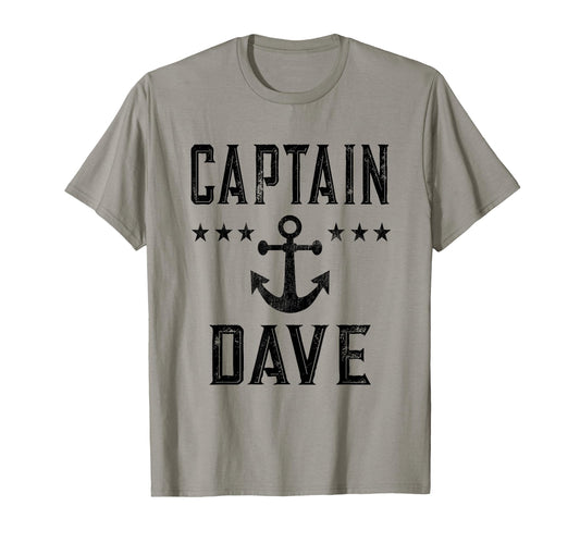Captain Dave Item Lake Boating Or T-Shirt - Streetwear Style for Adults - T-Shirt, Sweatshirt, Hoodie
