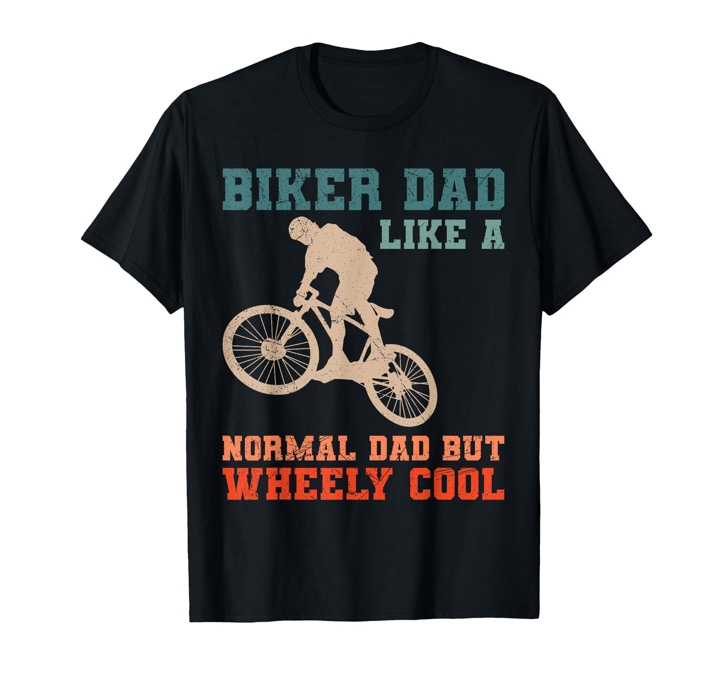 Daddy Biker Dad Like Normal Dad But T-Shirt - Custom Art Print Men Women - T-Shirt, Sweatshirt, Hoodie