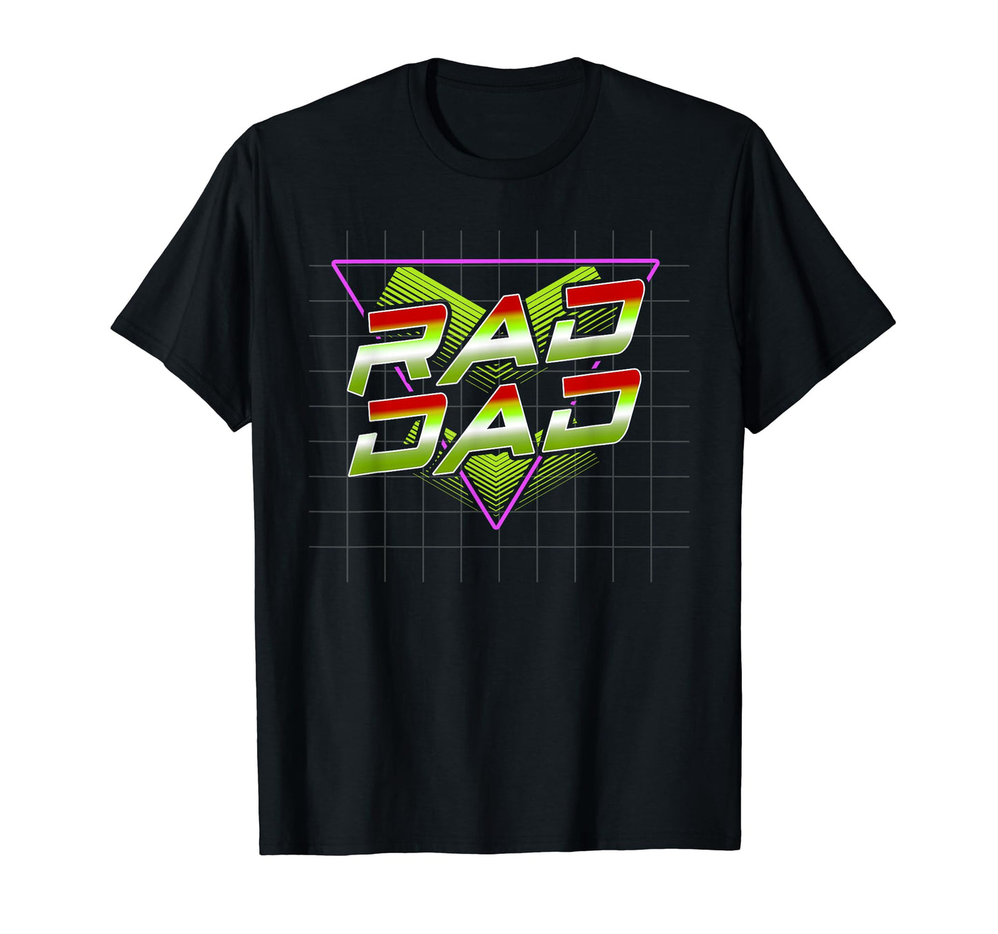 Fathers Day 80S Dad Rad Dad Eighties Tech T-Shirt - Graphic Print Unisex - T-Shirt, Sweatshirt, Hoodie