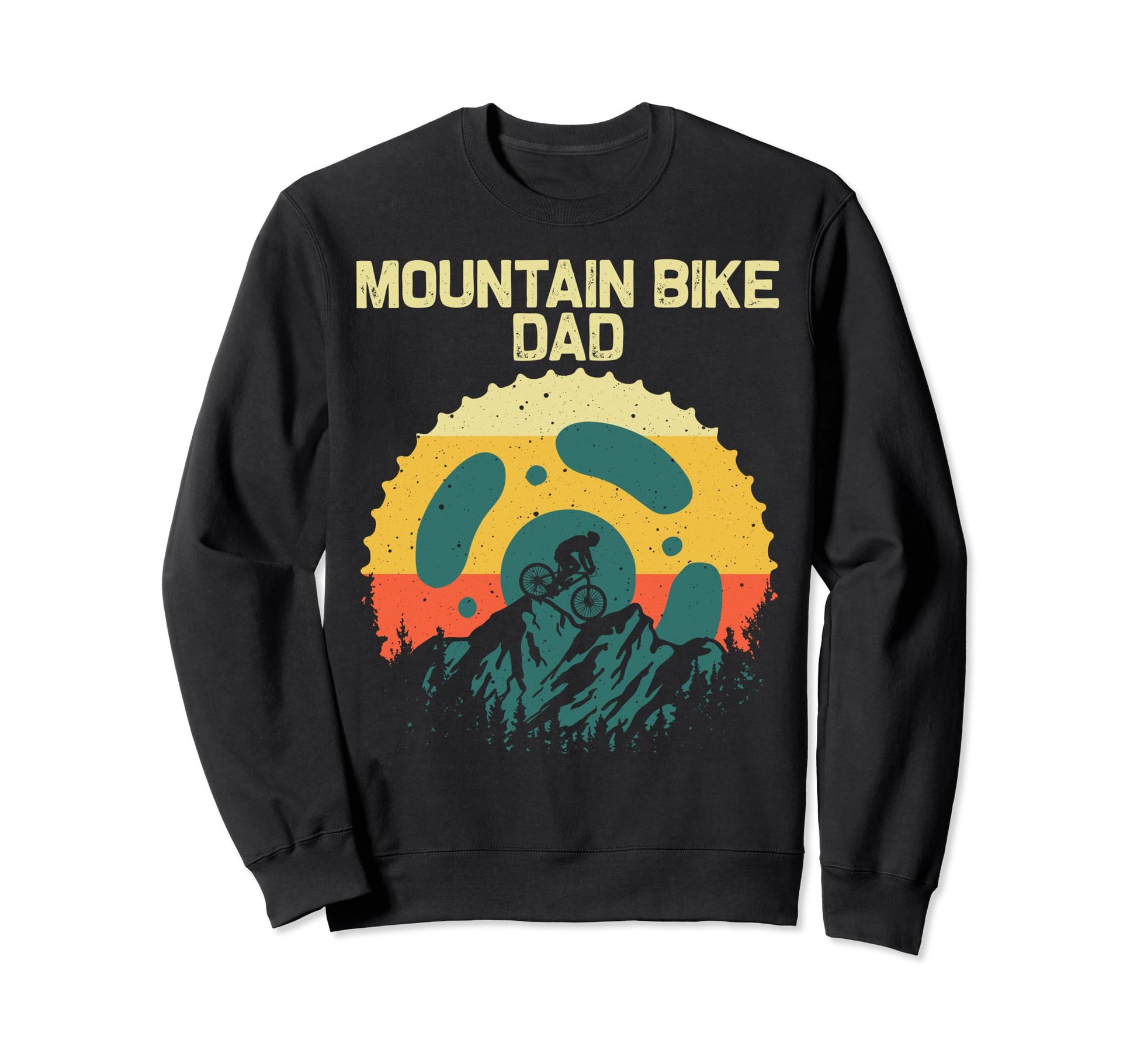 Funny Mountain Bike Dad Grandpa Mtb Sweatshirt - Trendy Graphic Unisex - T-Shirt, Sweatshirt, Hoodie