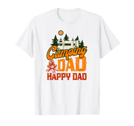 Camping Dad Happy Dad Motorhome T-Shirt - Streetwear Style for Adults - T-Shirt, Sweatshirt, Hoodie