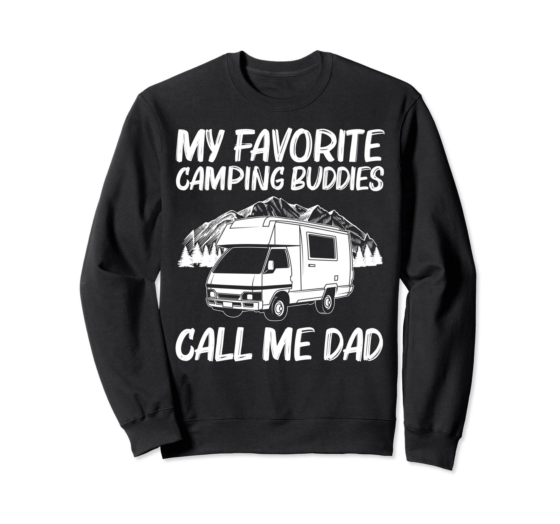 Camping Dad Papa Camper Hiking Outdoor Sweatshirt - Unique Graphic Unisex - T-Shirt, Sweatshirt, Hoodie