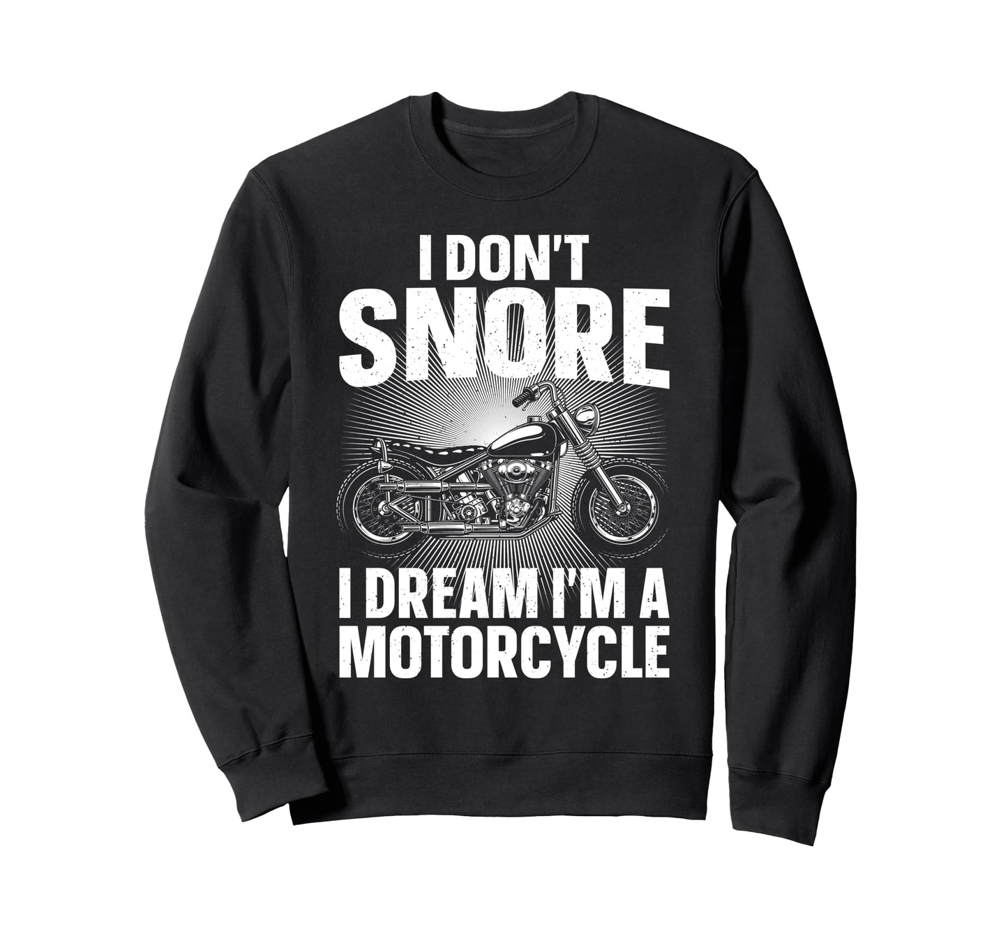 Funny Motorcycle Dad Biker Motorcycle Sweatshirt - Graphic Print Men Women - T-Shirt, Sweatshirt, Hoodie