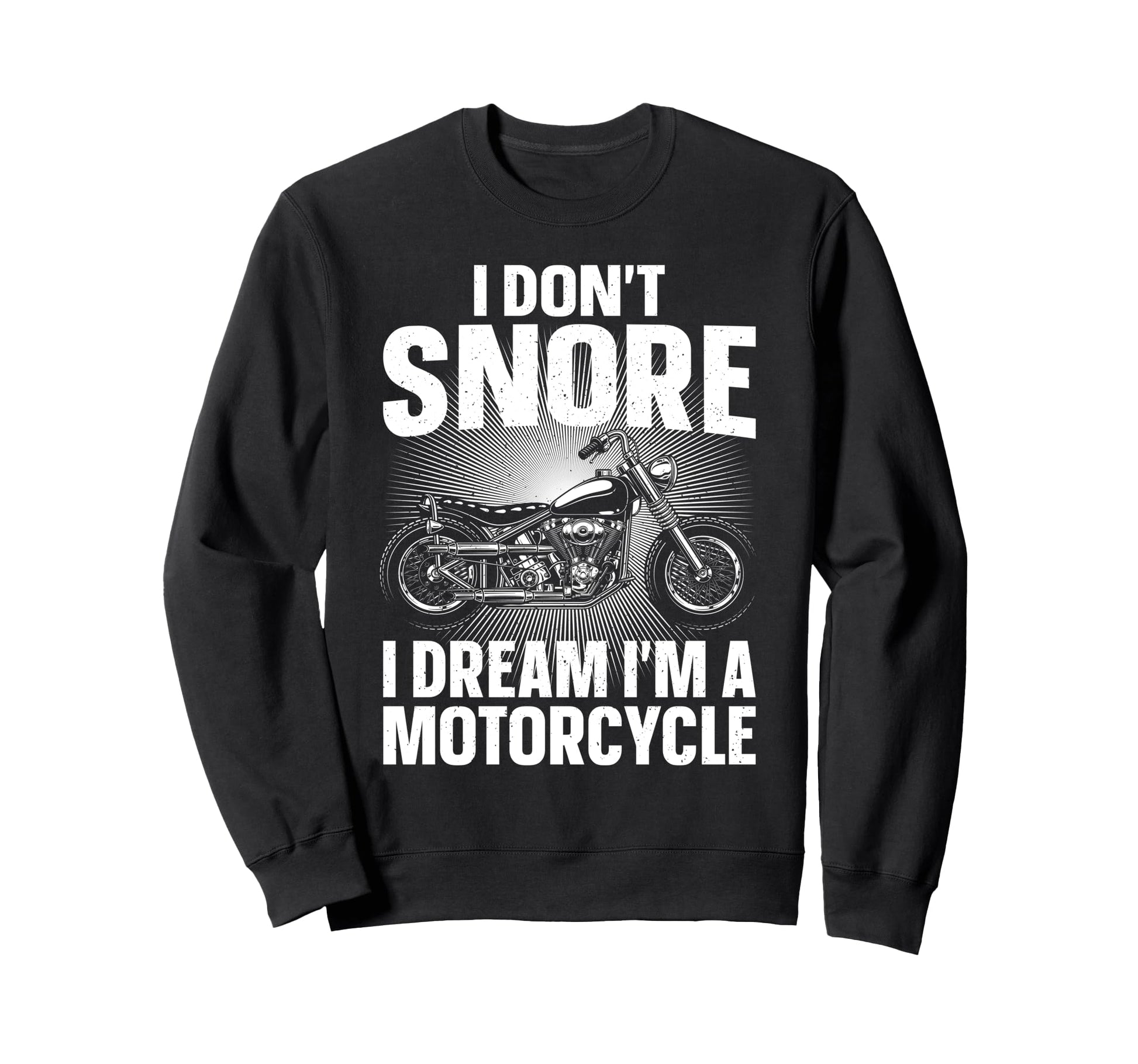 Funny Motorcycle Dad Biker Motorcycle Sweatshirt - Graphic Print Men Women - T-Shirt, Sweatshirt, Hoodie