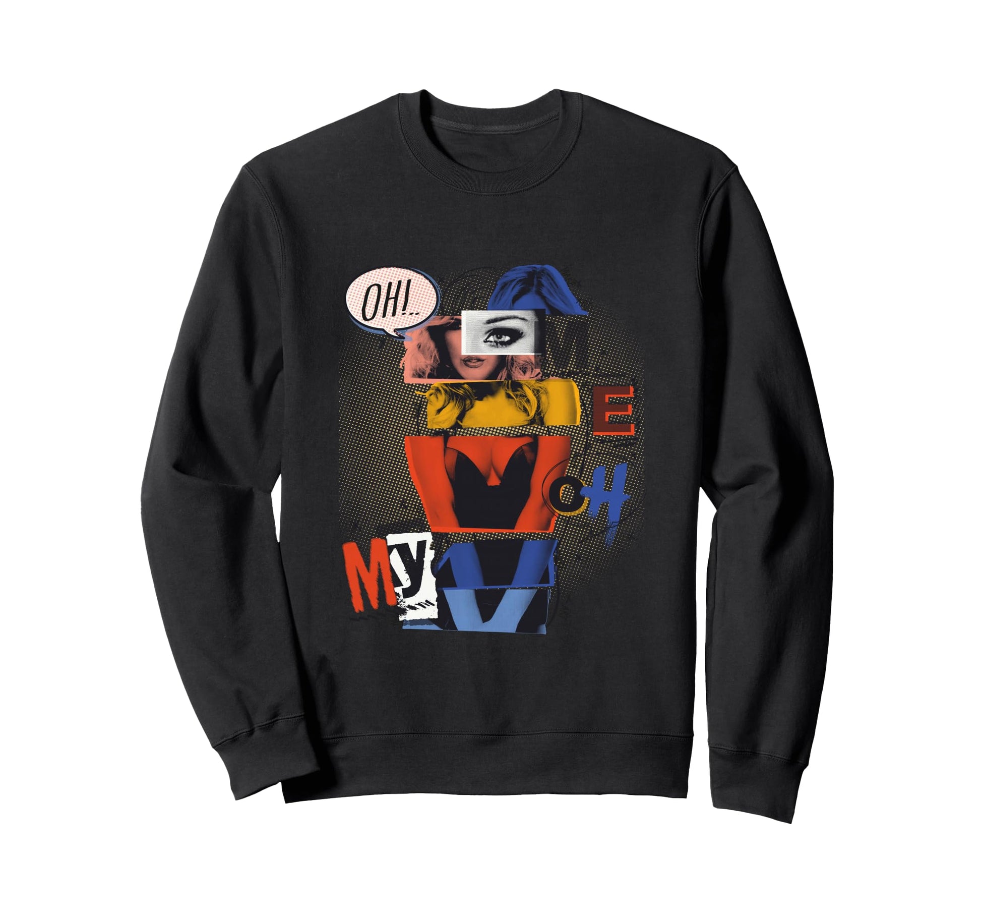 Pop Art 60S Love Artist Collage Sweatshirt - Minimalist Print Unisex - T-Shirt, Sweatshirt, Hoodie