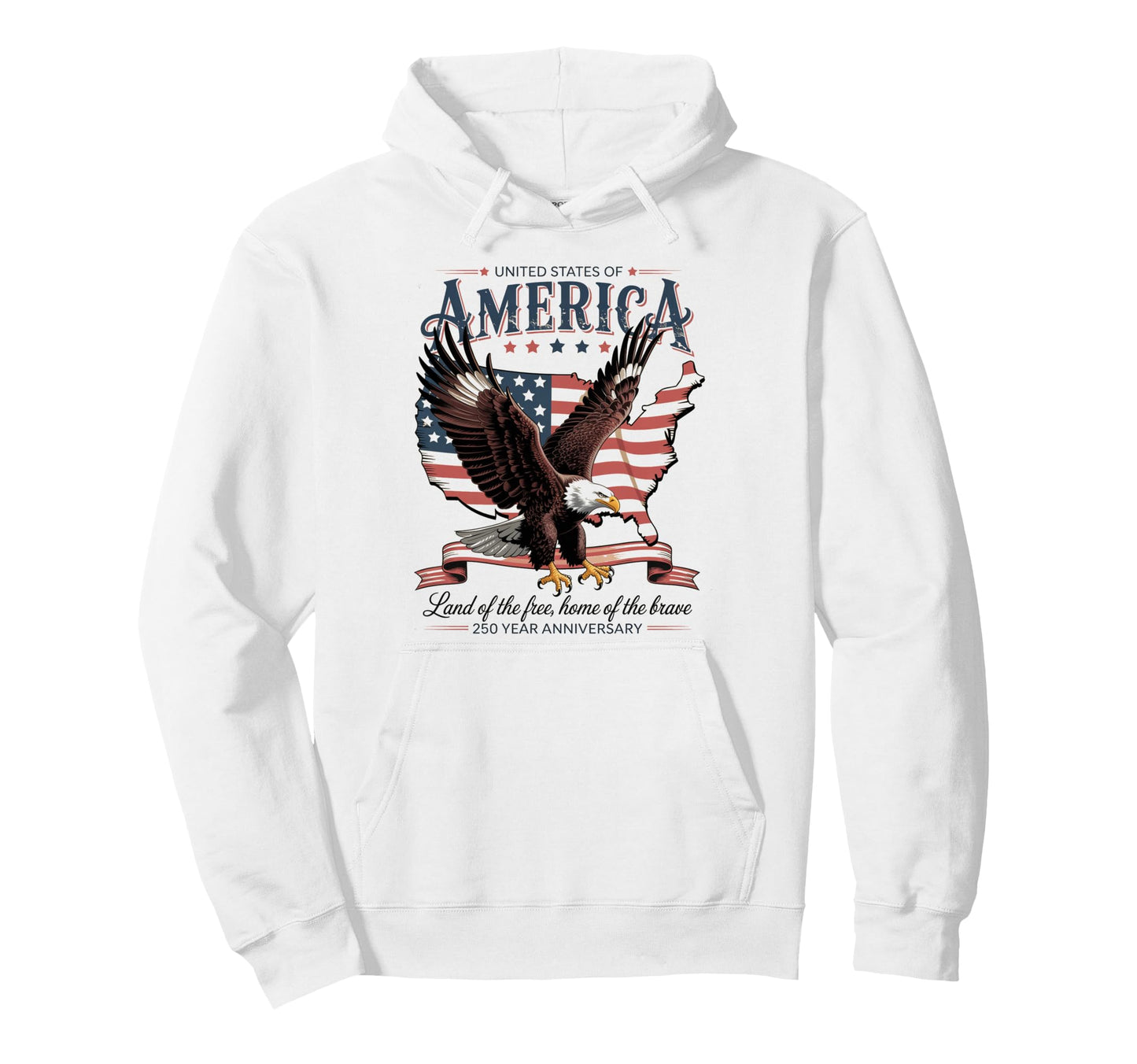 Mens American Flag 4Th July Patriotic Usa Hoodie - Graphic Print for Adults - T-Shirt, Sweatshirt, Hoodie