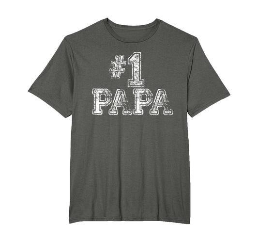 1 Papa Number One T-Shirt - Fun Novelty Design Unisex - T-Shirt, Sweatshirt, Hoodie